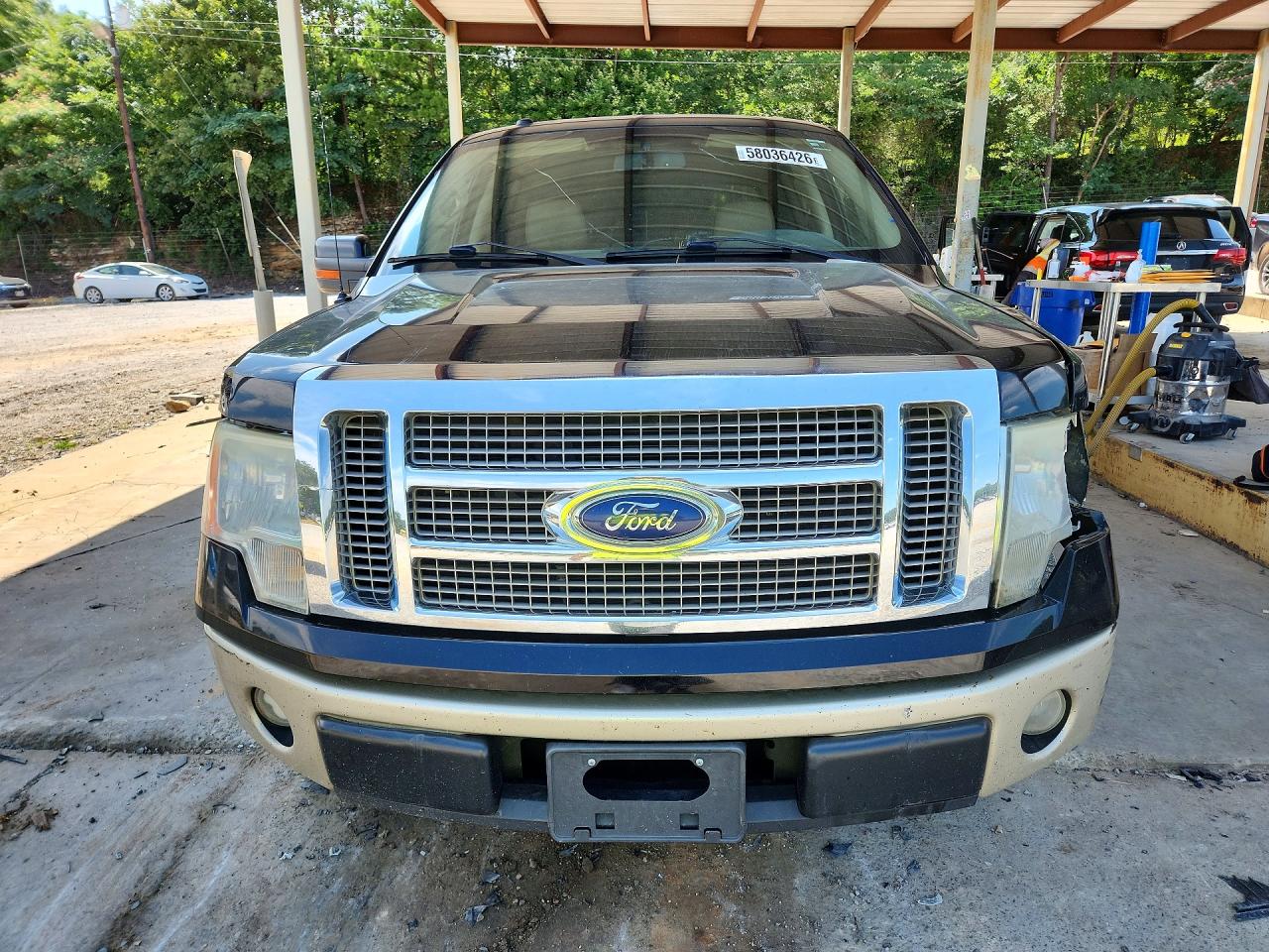2009 Ford F150 Supercrew Black vin: 1FTPW12V09FA89848