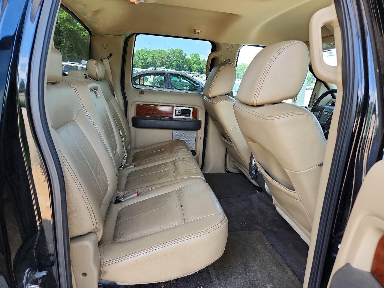 2009 Ford F150 Supercrew Black vin: 1FTPW12V09FA89848