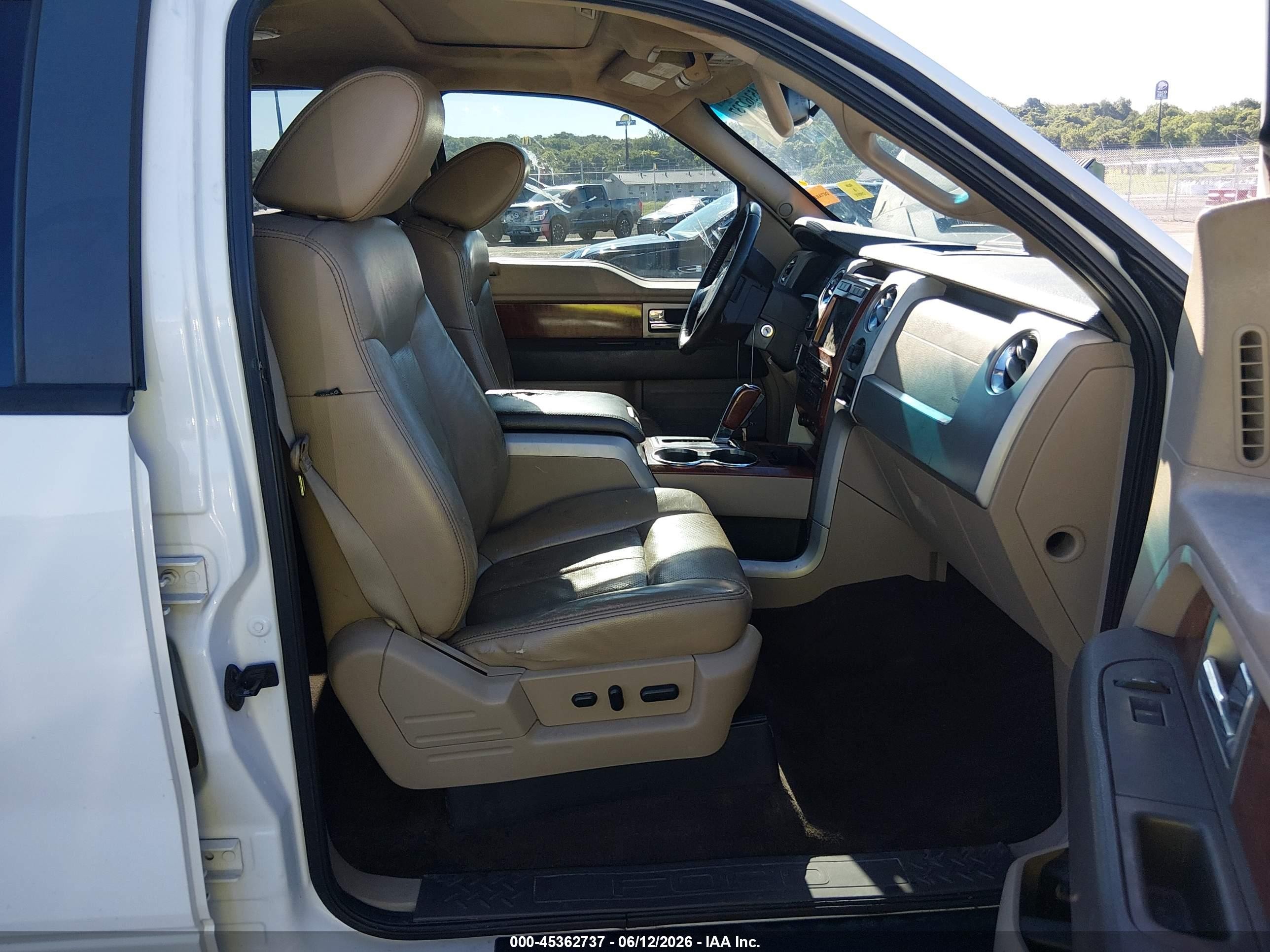 2009 Ford F-150 King Ranch/lariat/platinum/xl/xlt Белый vin: 1FTPW12V09FB40720