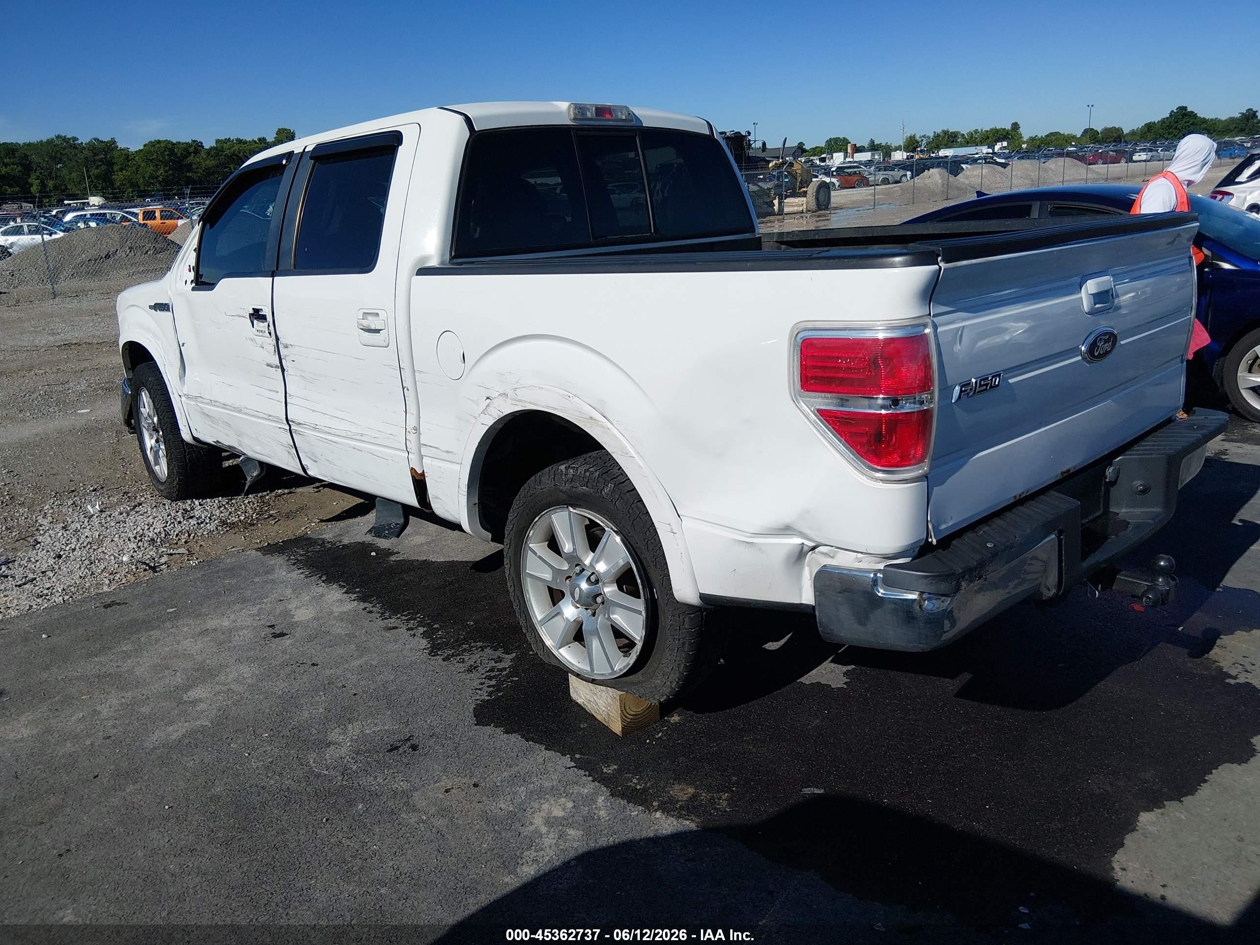 2009 Ford F-150 King Ranch/lariat/platinum/xl/xlt Белый vin: 1FTPW12V09FB40720
