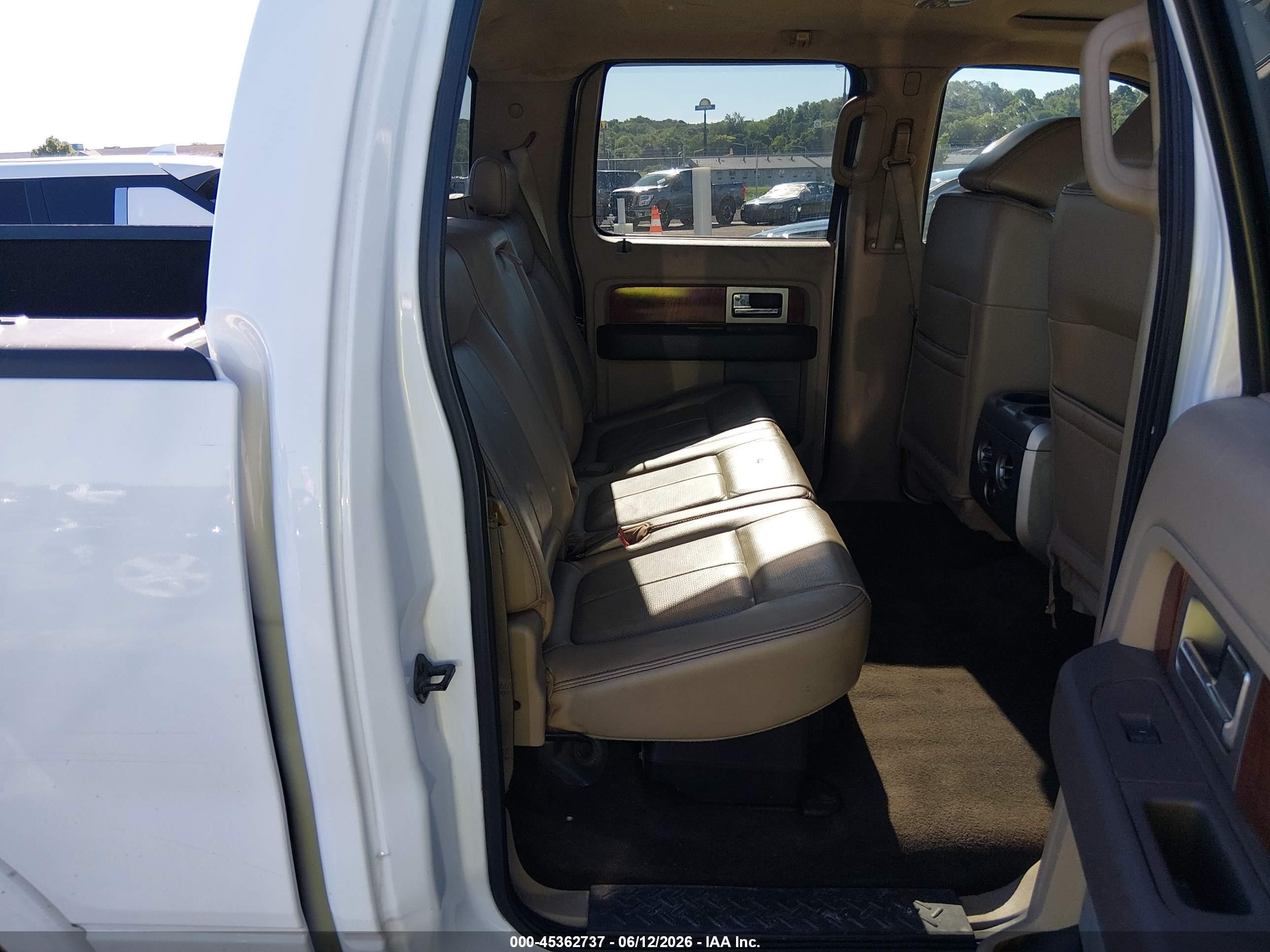 2009 Ford F-150 King Ranch/lariat/platinum/xl/xlt Белый vin: 1FTPW12V09FB40720