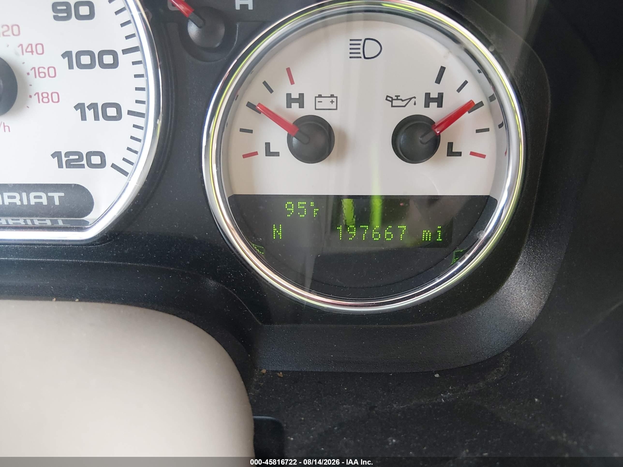 2007 Ford F-150 Lariat/xlt White vin: 1FTPW12V17FA52627