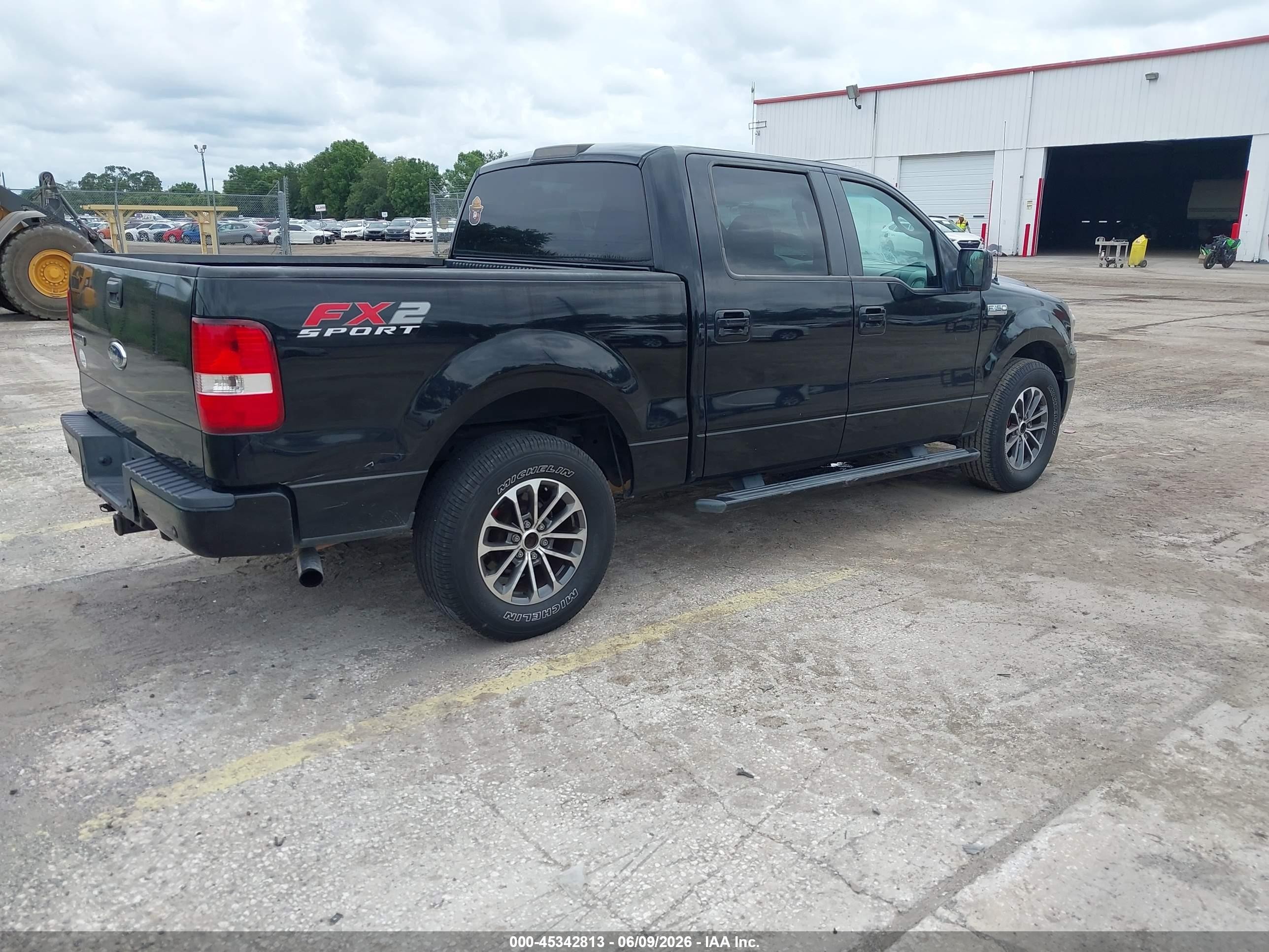 2007 Ford F-150 Lariat/xlt Black vin: 1FTPW12V17KD33947