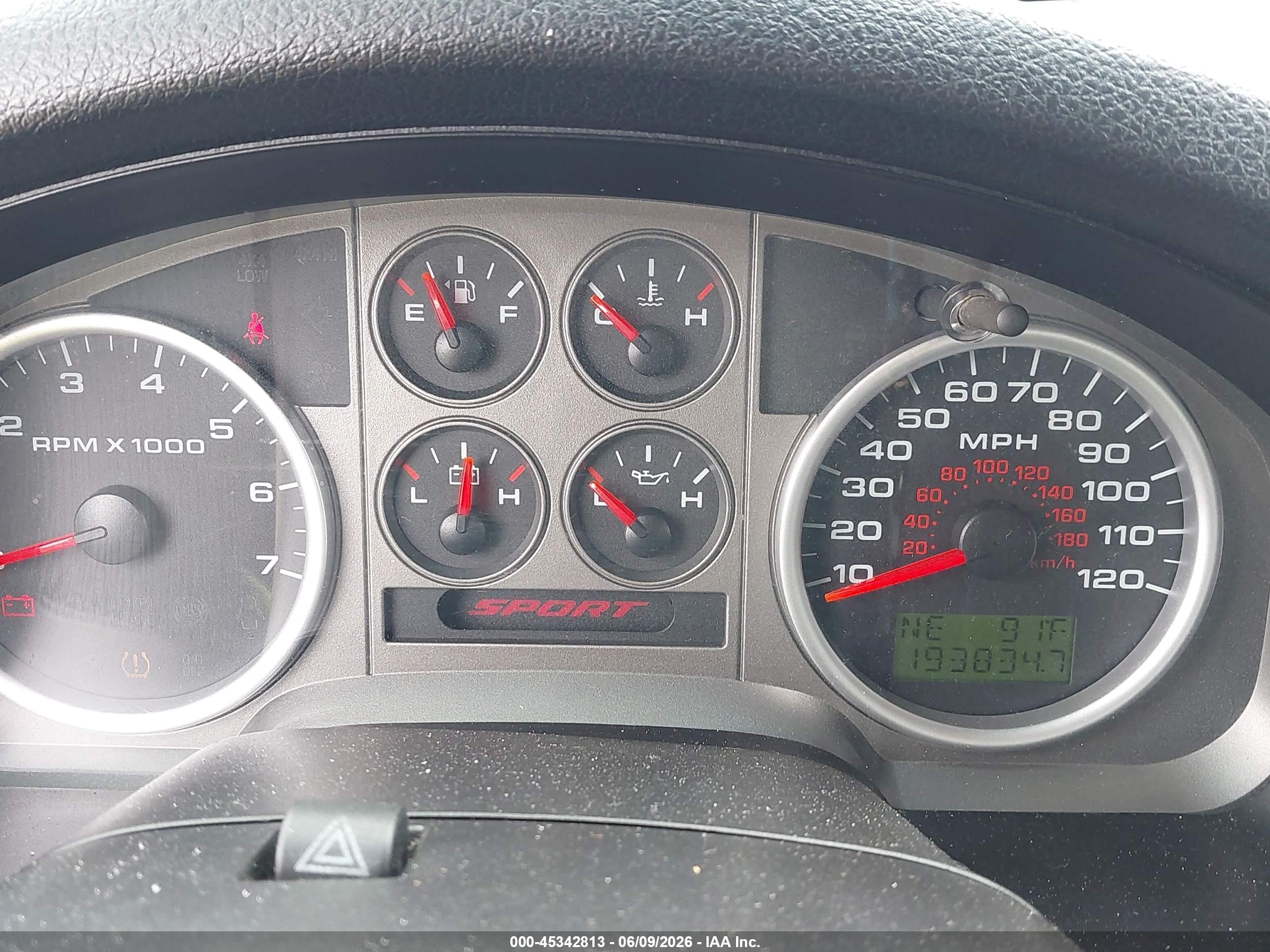 2007 Ford F-150 Lariat/xlt Black vin: 1FTPW12V17KD33947