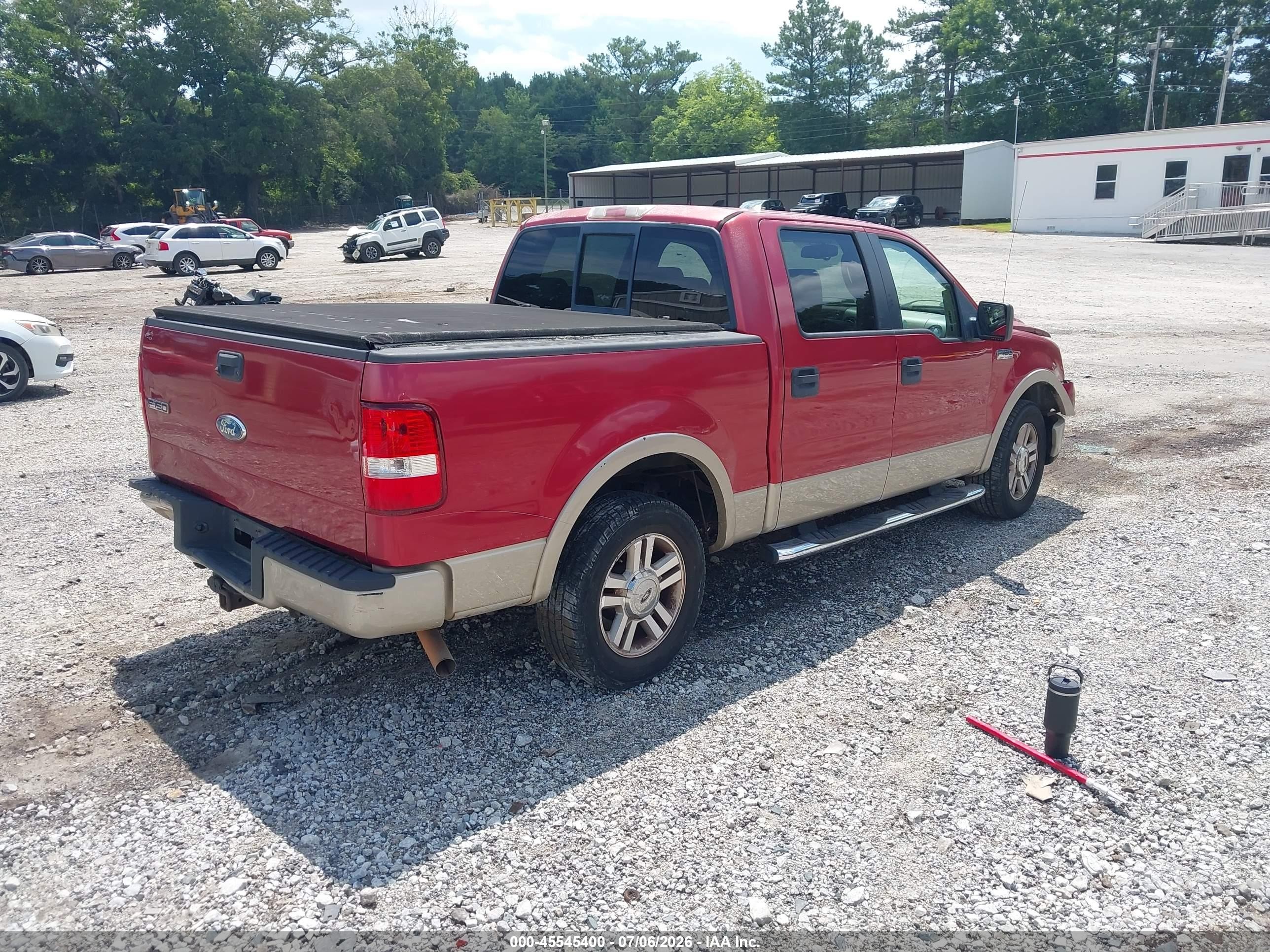 2008 Ford F-150 60th Anniversary/fx2/king Ranch/lariat/xlt Red vin: 1FTPW12V18FA15627