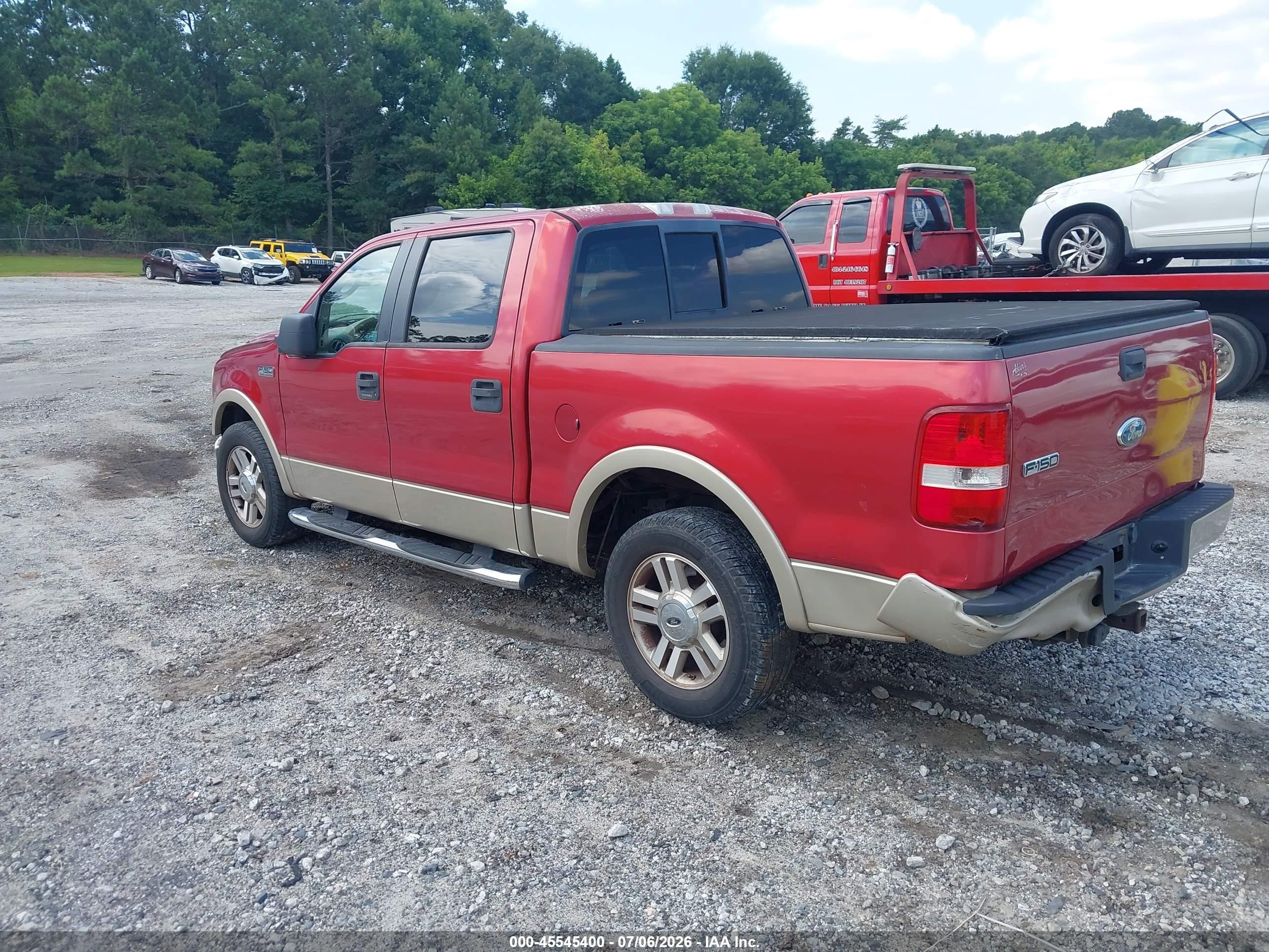 2008 Ford F-150 60th Anniversary/fx2/king Ranch/lariat/xlt Red vin: 1FTPW12V18FA15627