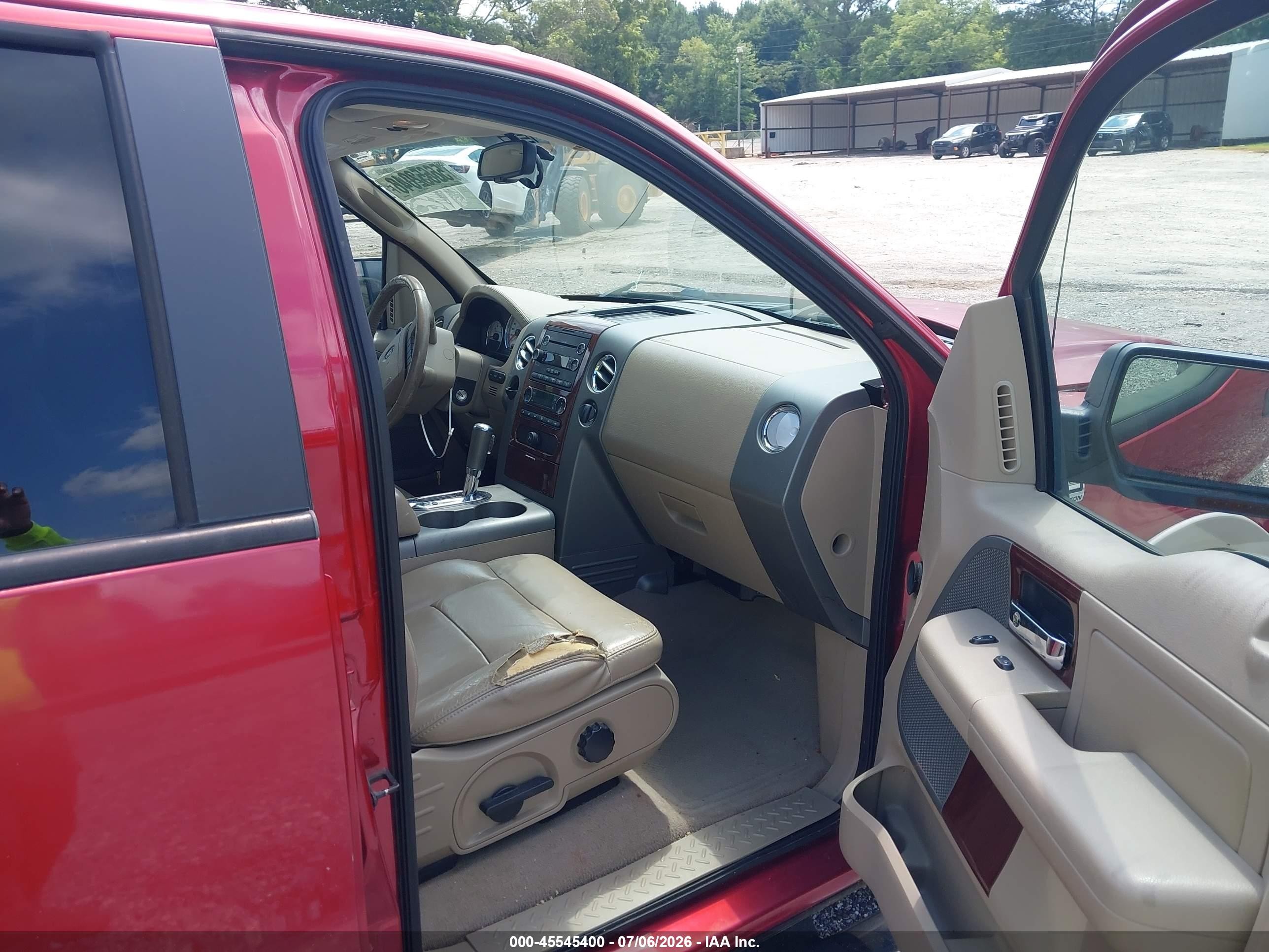 2008 Ford F-150 60th Anniversary/fx2/king Ranch/lariat/xlt Red vin: 1FTPW12V18FA15627