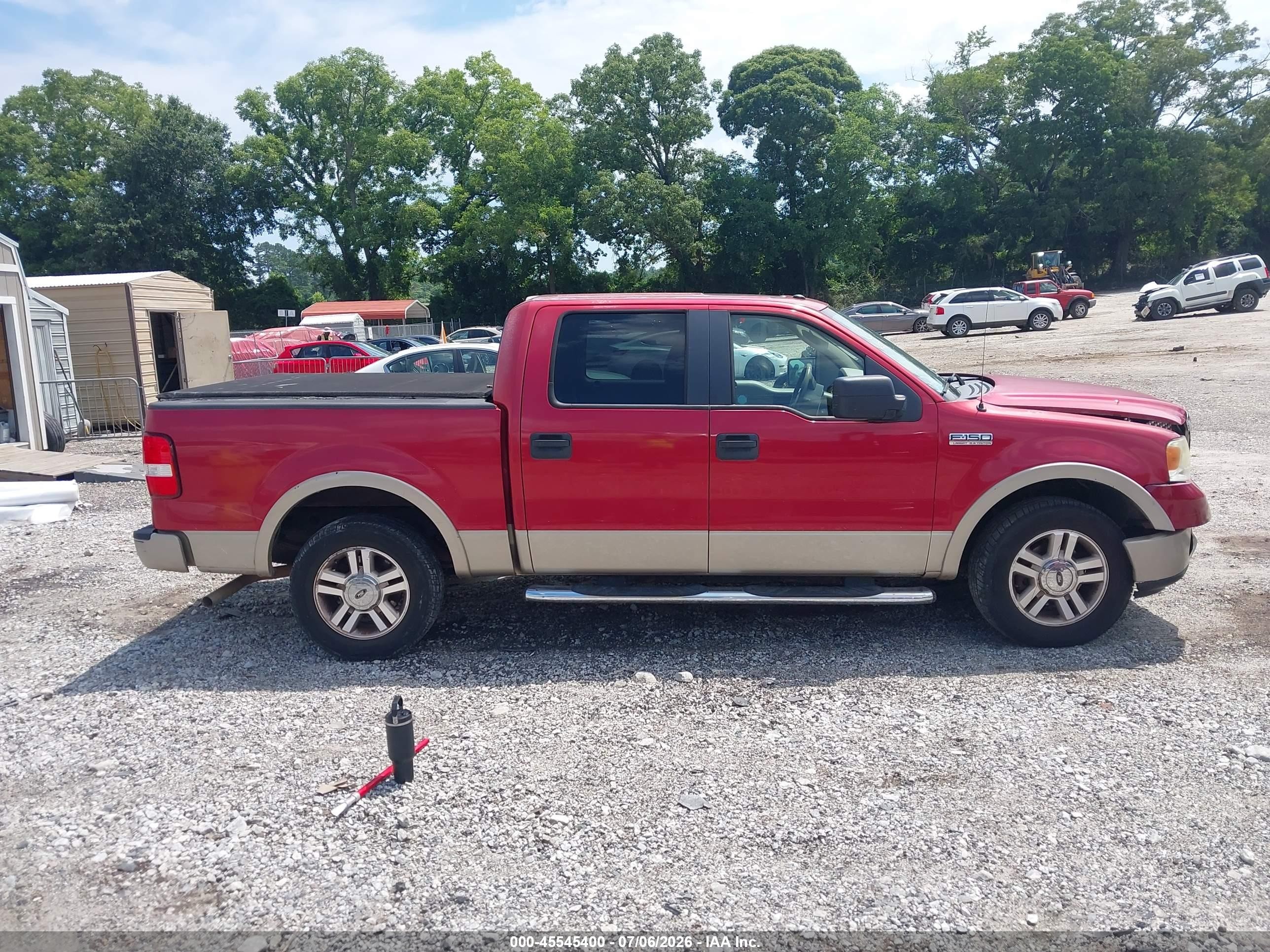 2008 Ford F-150 60th Anniversary/fx2/king Ranch/lariat/xlt Red vin: 1FTPW12V18FA15627