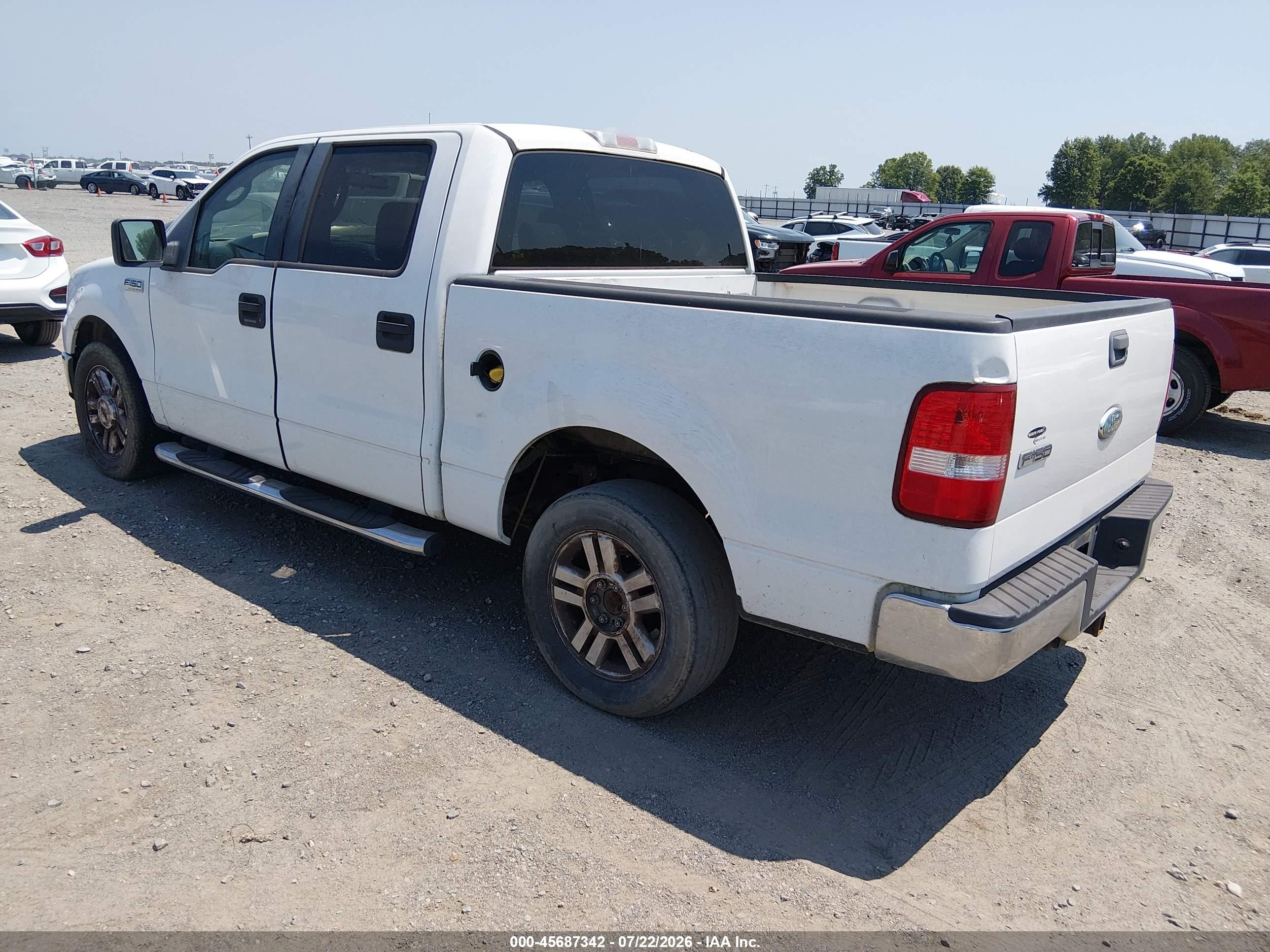 2008 Ford F-150 60th Anniversary/fx2/king Ranch/lariat/xlt White vin: 1FTPW12V18FB47884