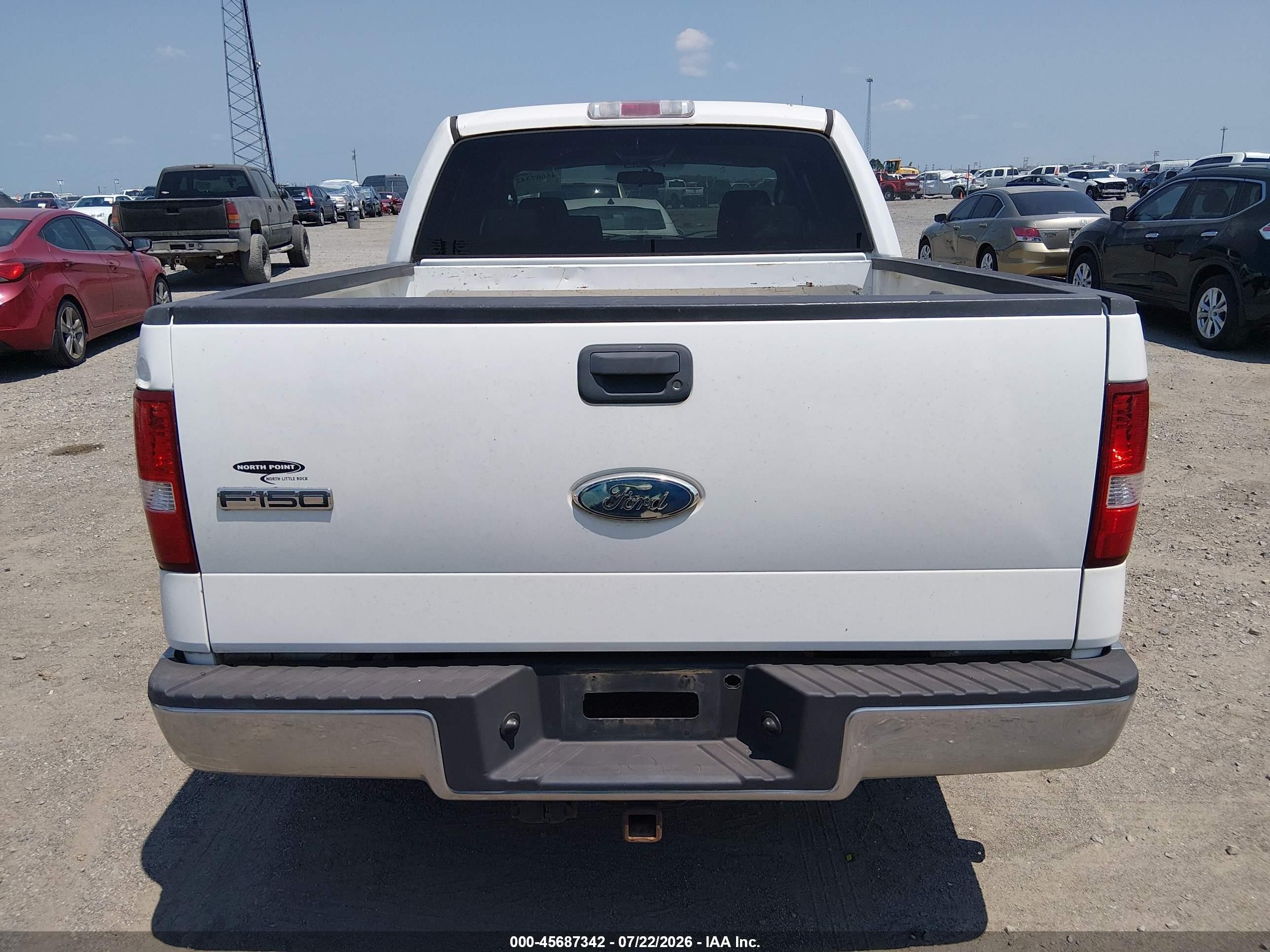 2008 Ford F-150 60th Anniversary/fx2/king Ranch/lariat/xlt White vin: 1FTPW12V18FB47884