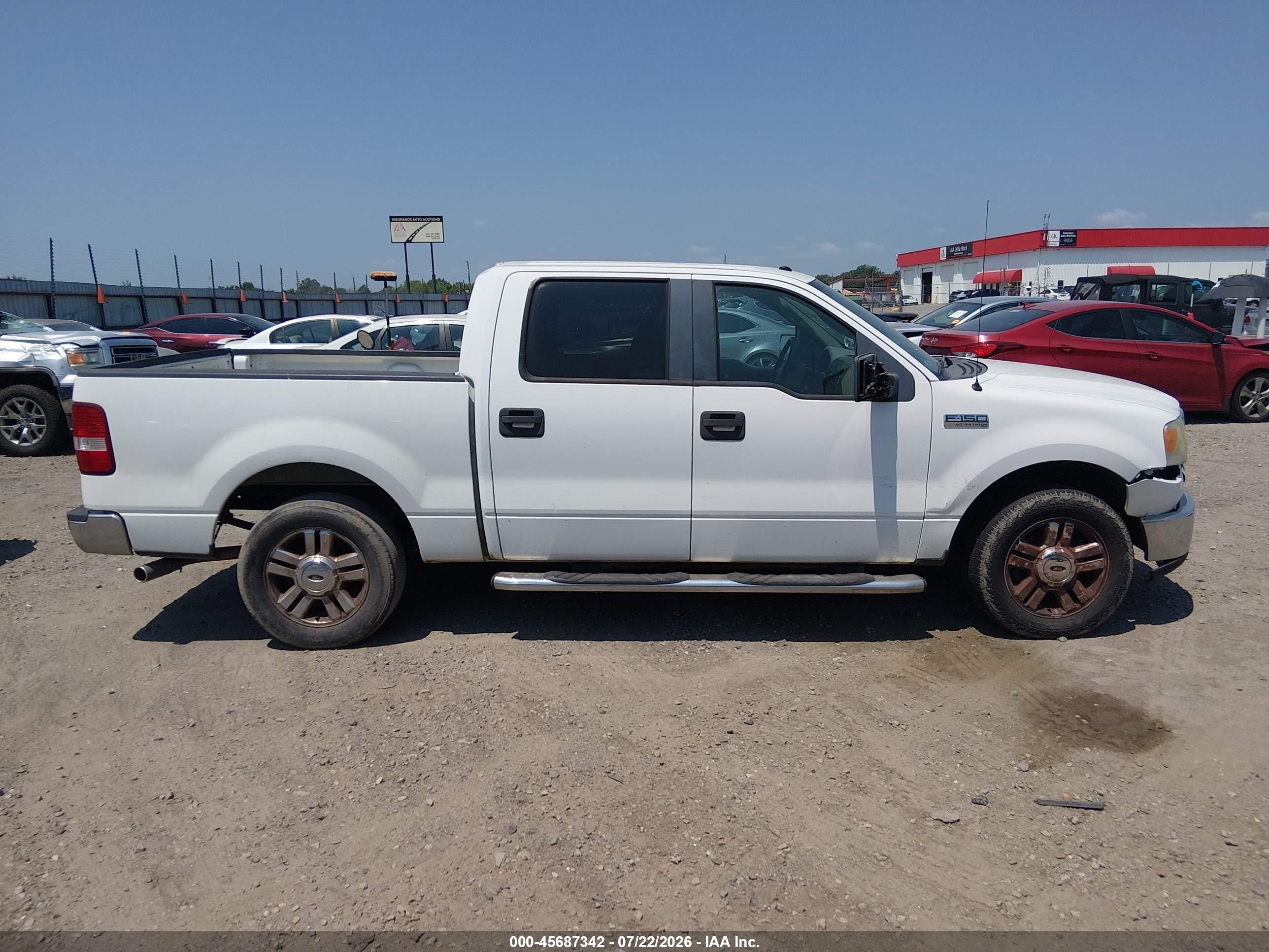 2008 Ford F-150 60th Anniversary/fx2/king Ranch/lariat/xlt White vin: 1FTPW12V18FB47884