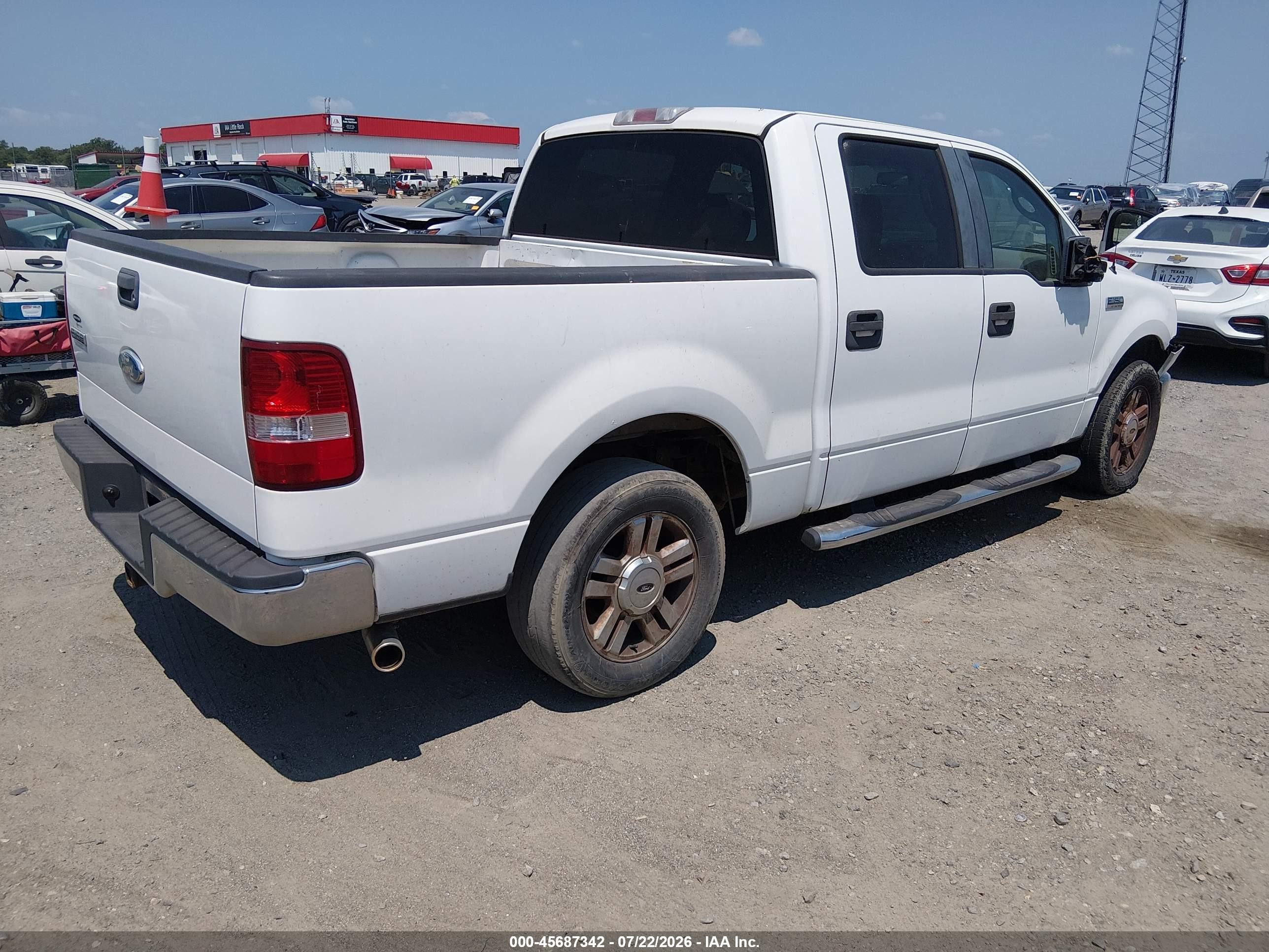 2008 Ford F-150 60th Anniversary/fx2/king Ranch/lariat/xlt White vin: 1FTPW12V18FB47884