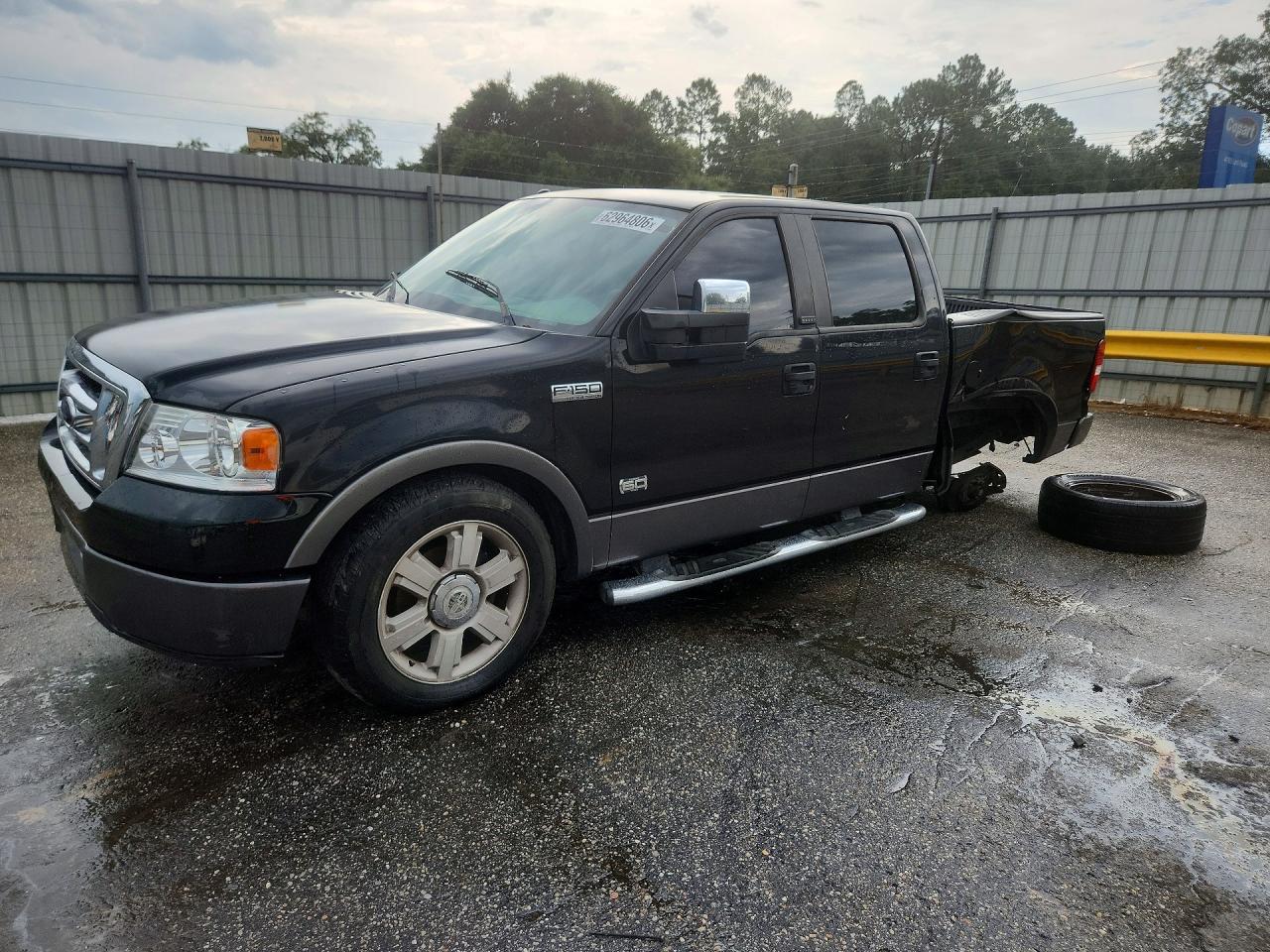 2008 Ford F150 Supercrew Black vin: 1FTPW12V18KD03610