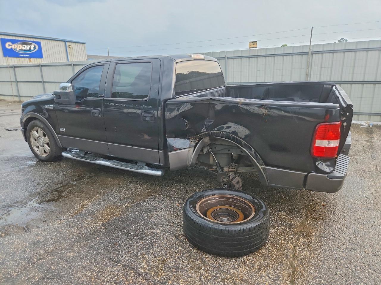 2008 Ford F150 Supercrew Black vin: 1FTPW12V18KD03610