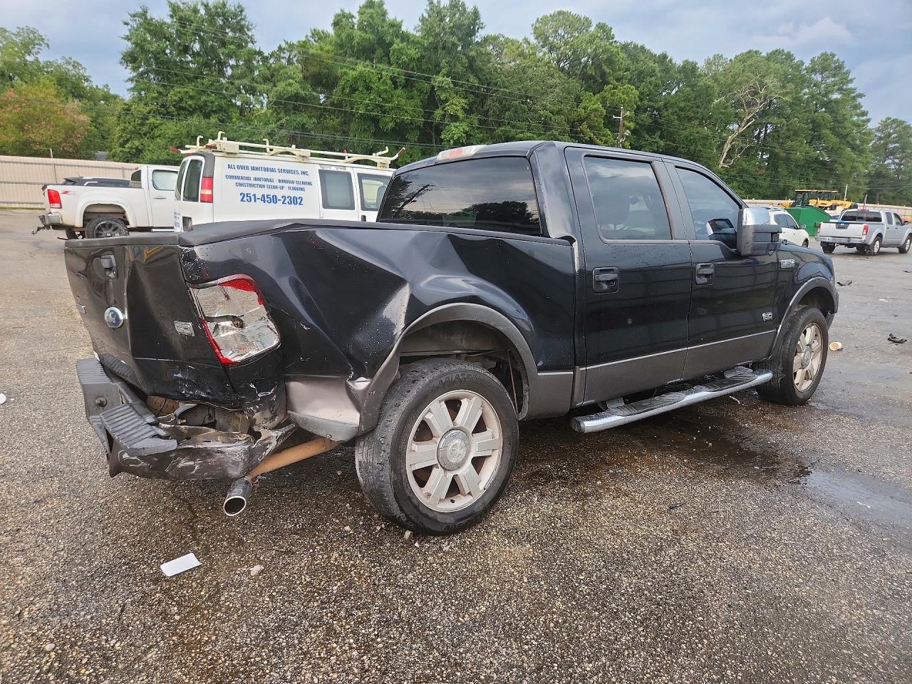 2008 Ford F150 Supercrew Black vin: 1FTPW12V18KD03610