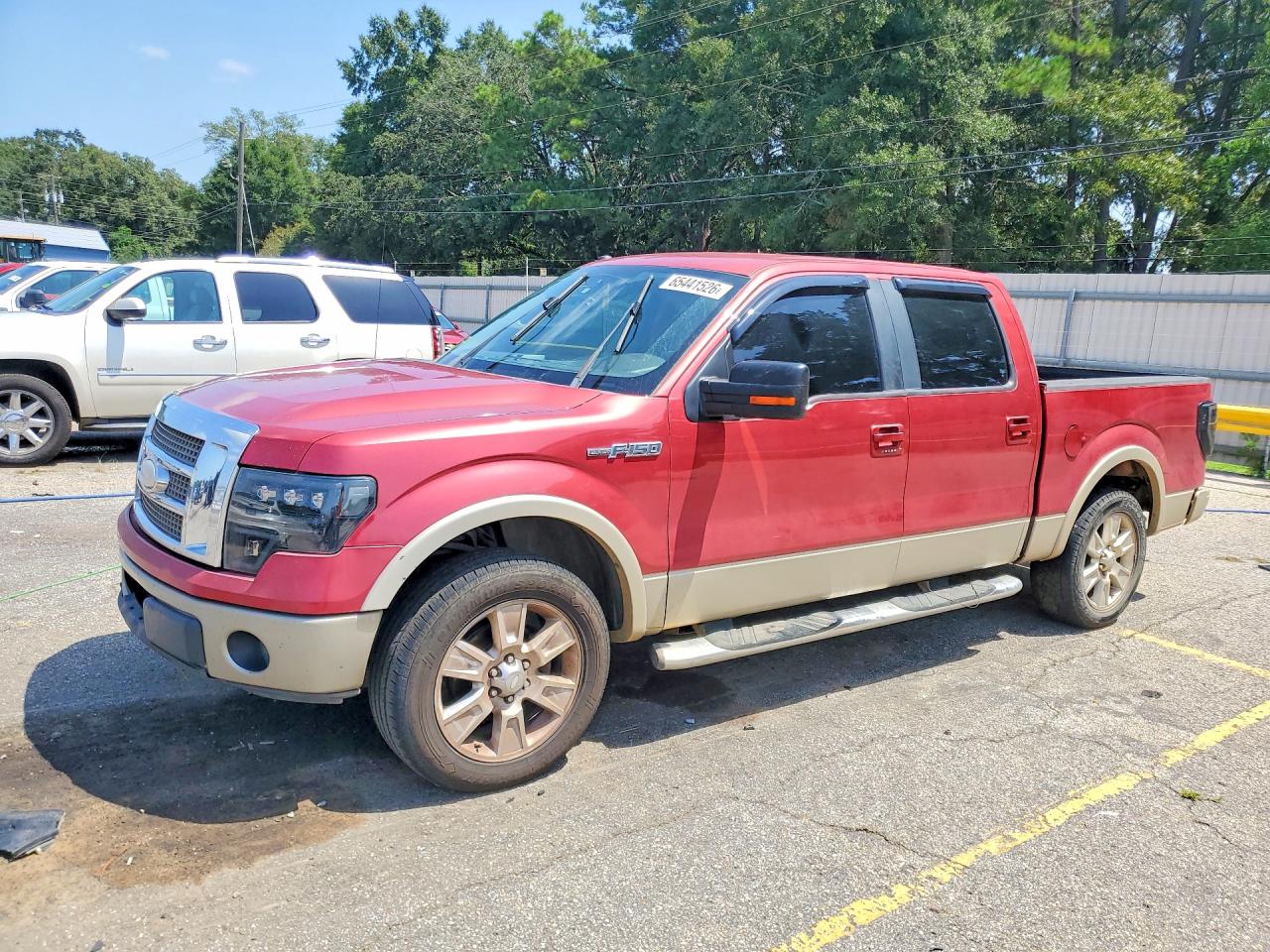 2009 Ford F150 Supercrew Maroon vin: 1FTPW12V19FA75702
