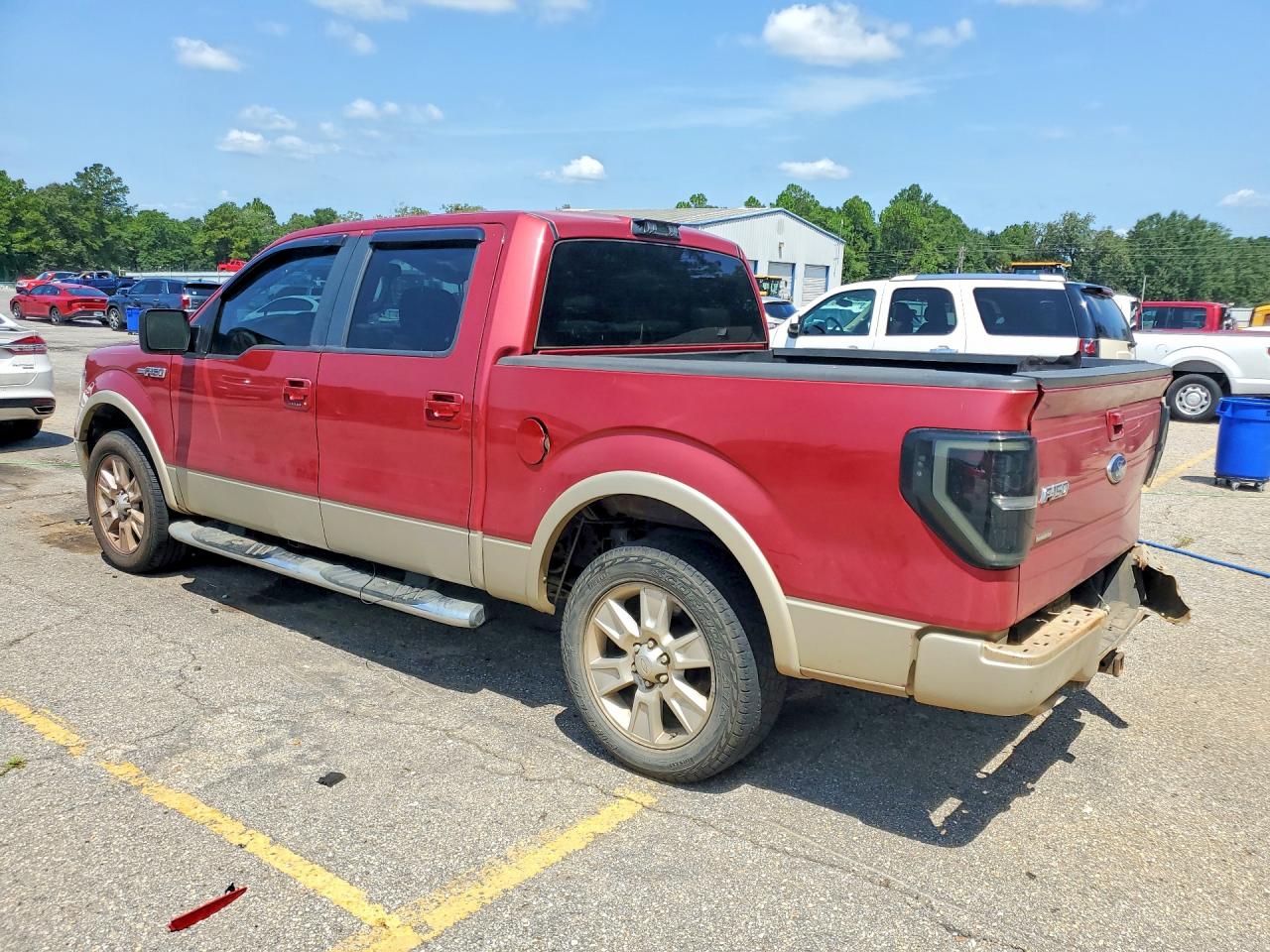 2009 Ford F150 Supercrew Maroon vin: 1FTPW12V19FA75702