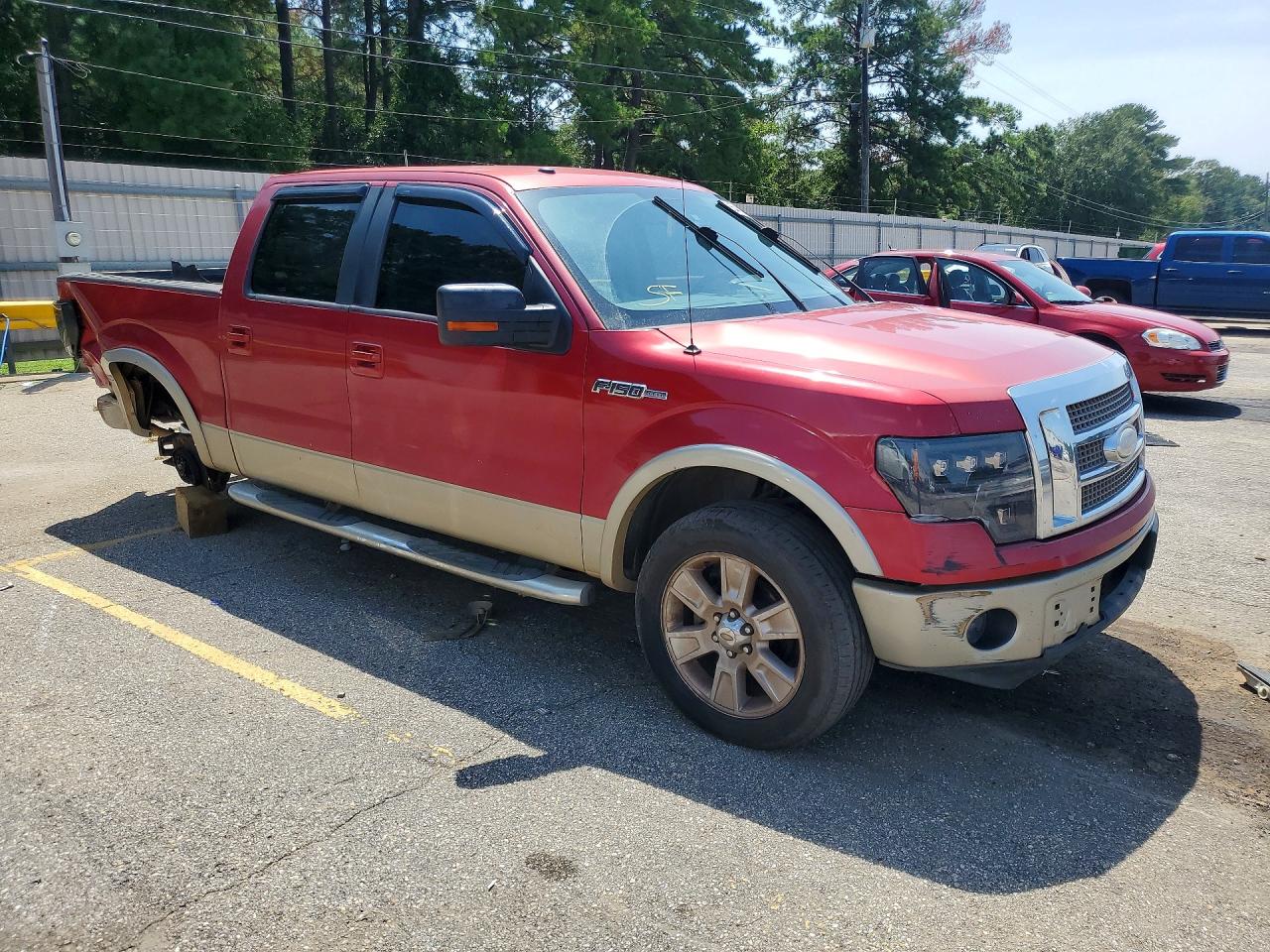 2009 Ford F150 Supercrew Maroon vin: 1FTPW12V19FA75702