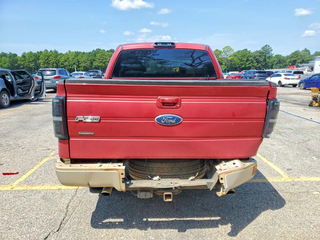 2009 Ford F150 Supercrew Maroon vin: 1FTPW12V19FA75702
