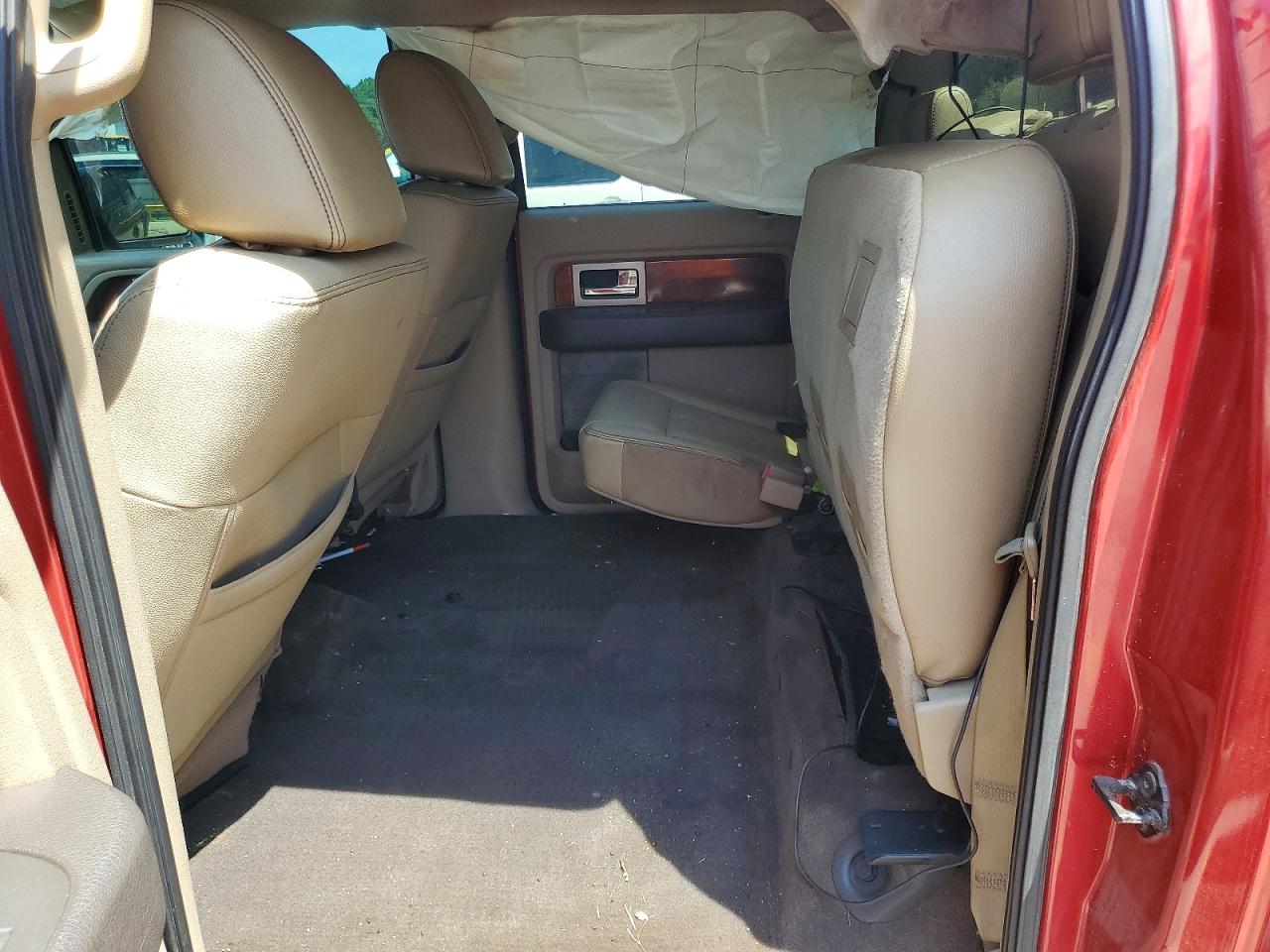 2009 Ford F150 Supercrew Maroon vin: 1FTPW12V19FA75702