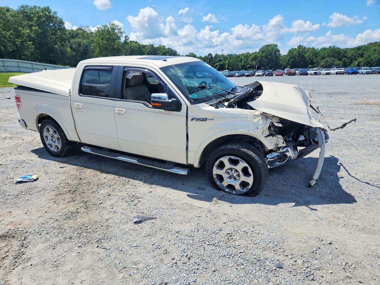 2009 Ford F150 Supercrew White vin: 1FTPW12V19FA78535