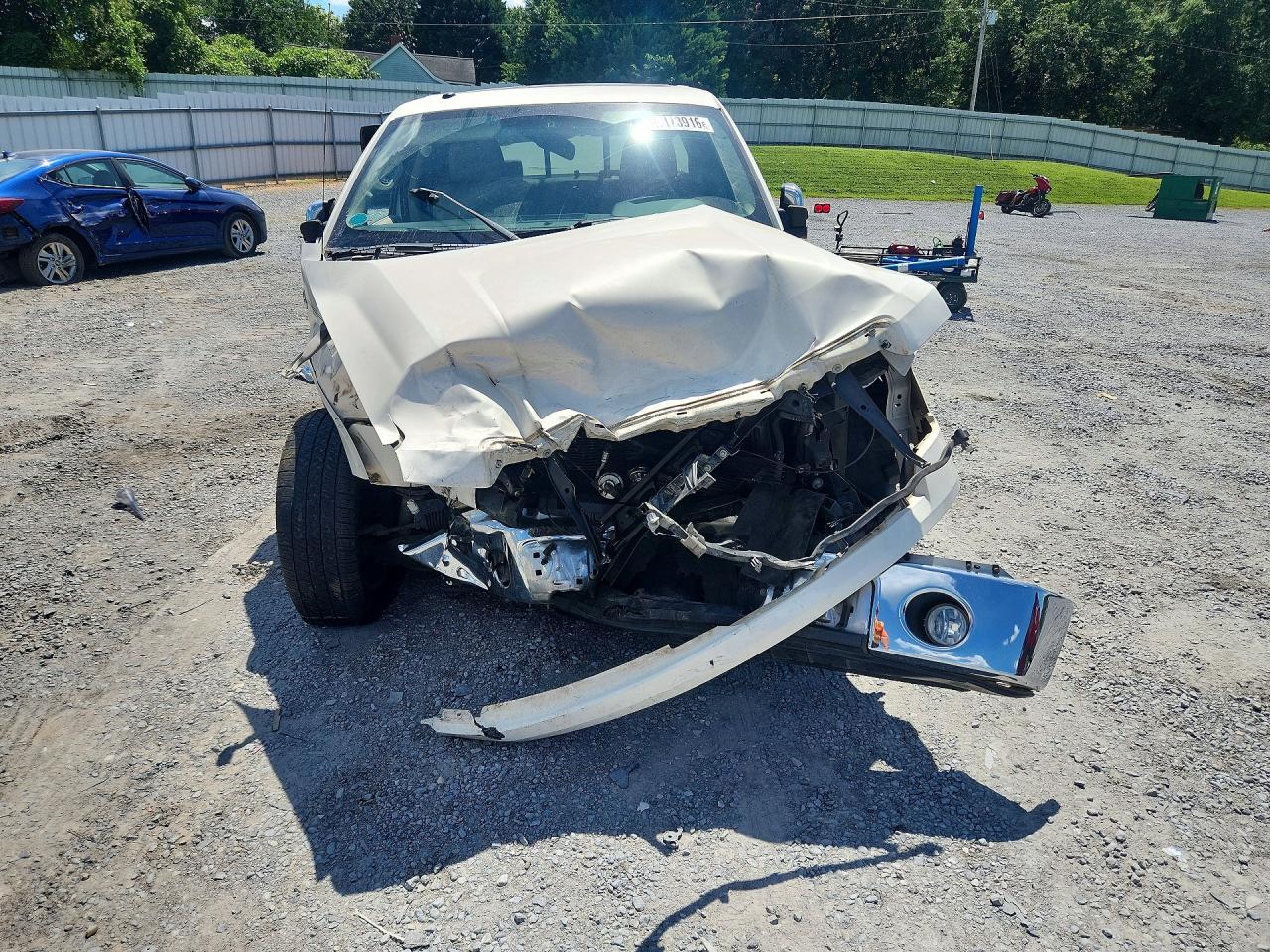 2009 Ford F150 Supercrew White vin: 1FTPW12V19FA78535