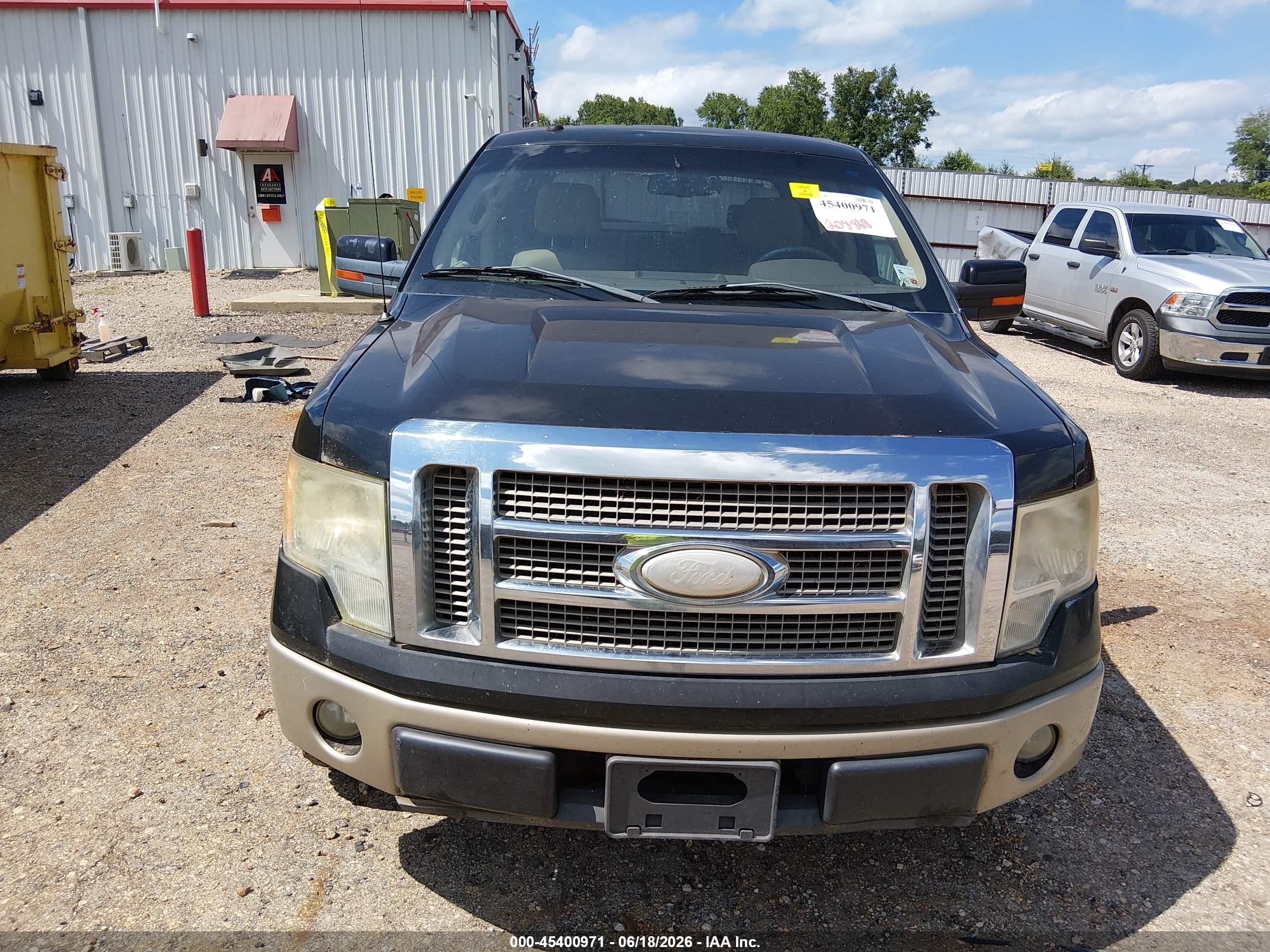 2009 Ford F-150 King Ranch/lariat/platinum/xl/xlt Black vin: 1FTPW12V19FB00842