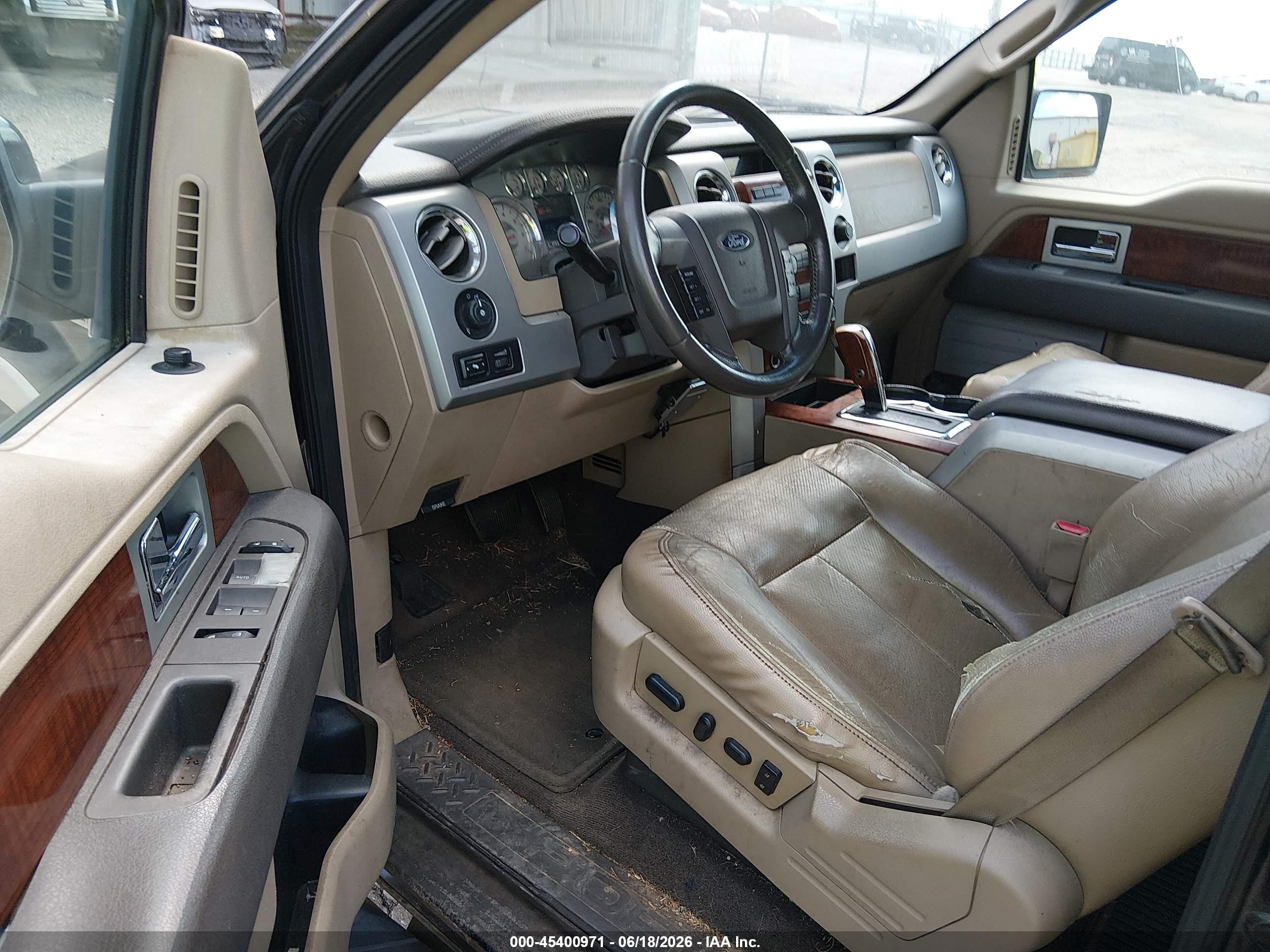 2009 Ford F-150 King Ranch/lariat/platinum/xl/xlt Black vin: 1FTPW12V19FB00842