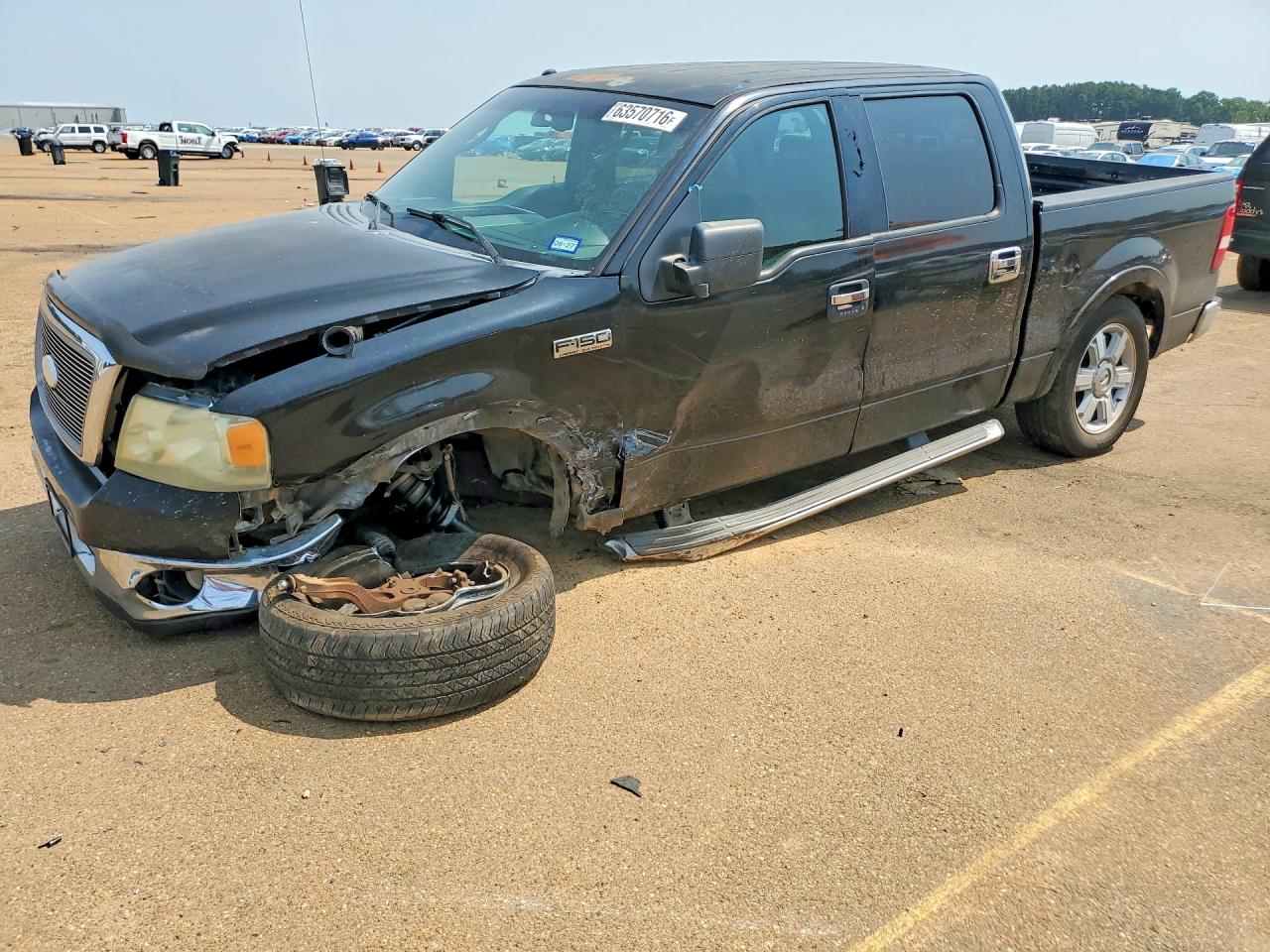 2006 Ford F150 Supercrew Black vin: 1FTPW12V26KE03678