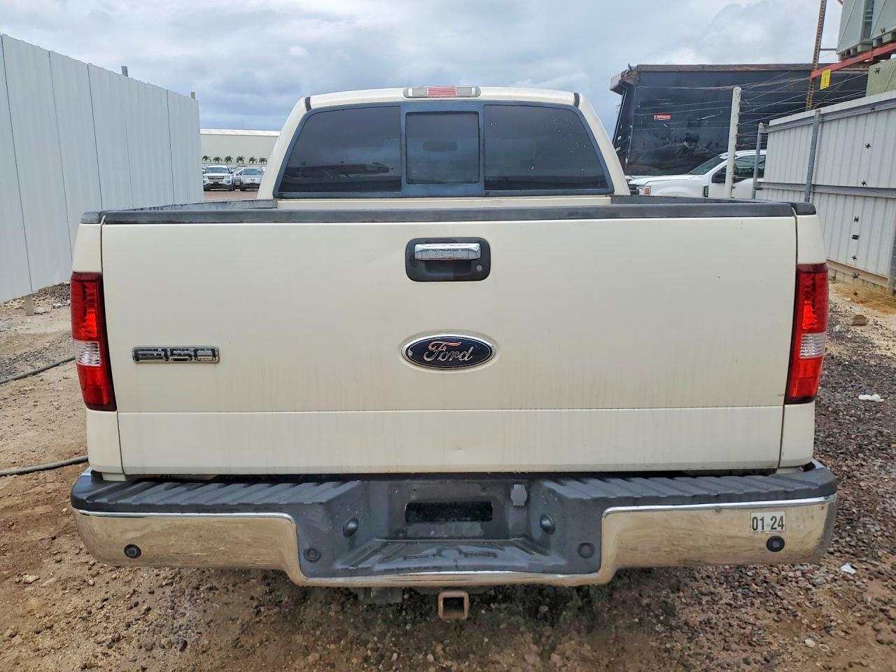 2007 Ford F150 Supercrew Белый vin: 1FTPW12V27FB37587