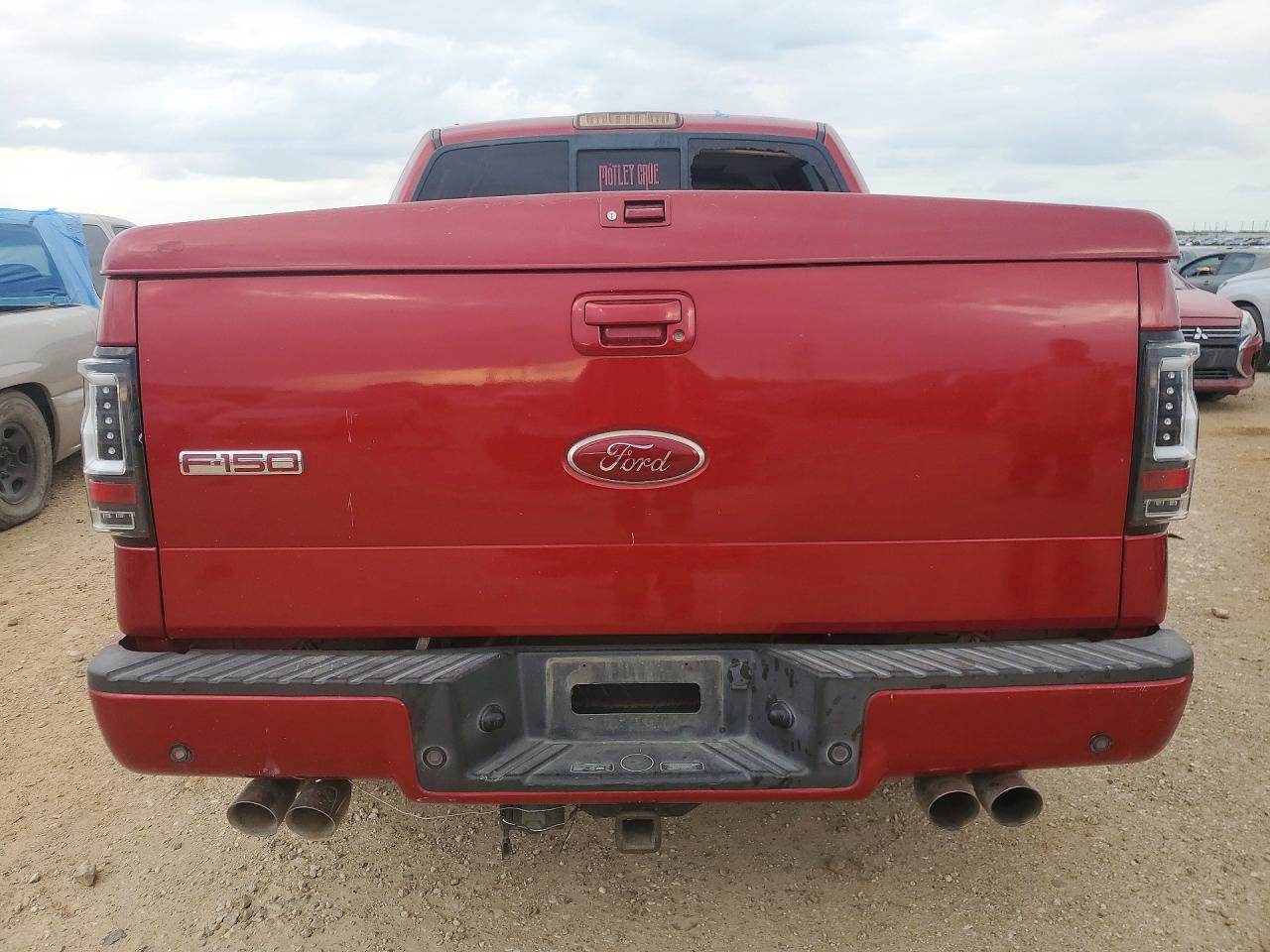 2007 Ford F150 Supercrew Red vin: 1FTPW12V27KB48970