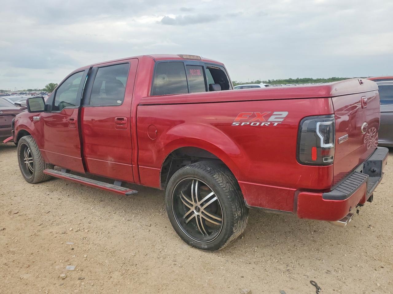 2007 Ford F150 Supercrew Red vin: 1FTPW12V27KB48970