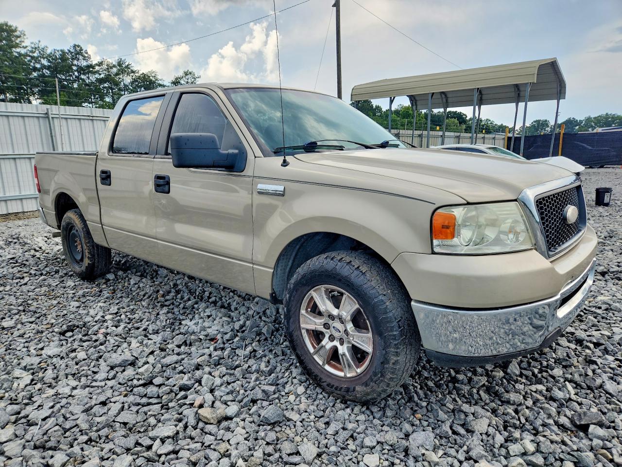 2007 Ford F150 Supercrew Tan vin: 1FTPW12V27KB54512