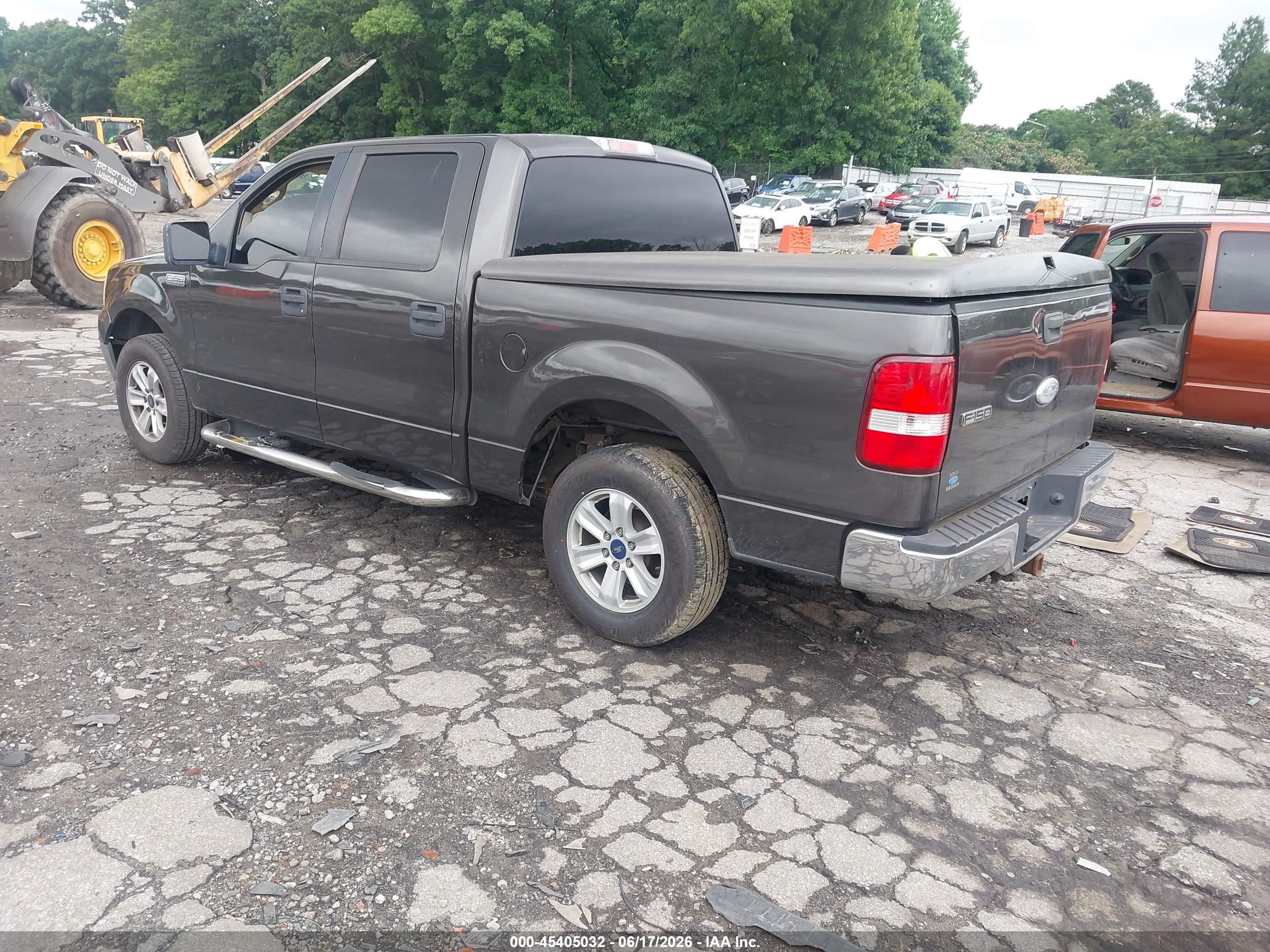 2007 Ford F-150 Lariat/xlt Gray vin: 1FTPW12V27KD14369