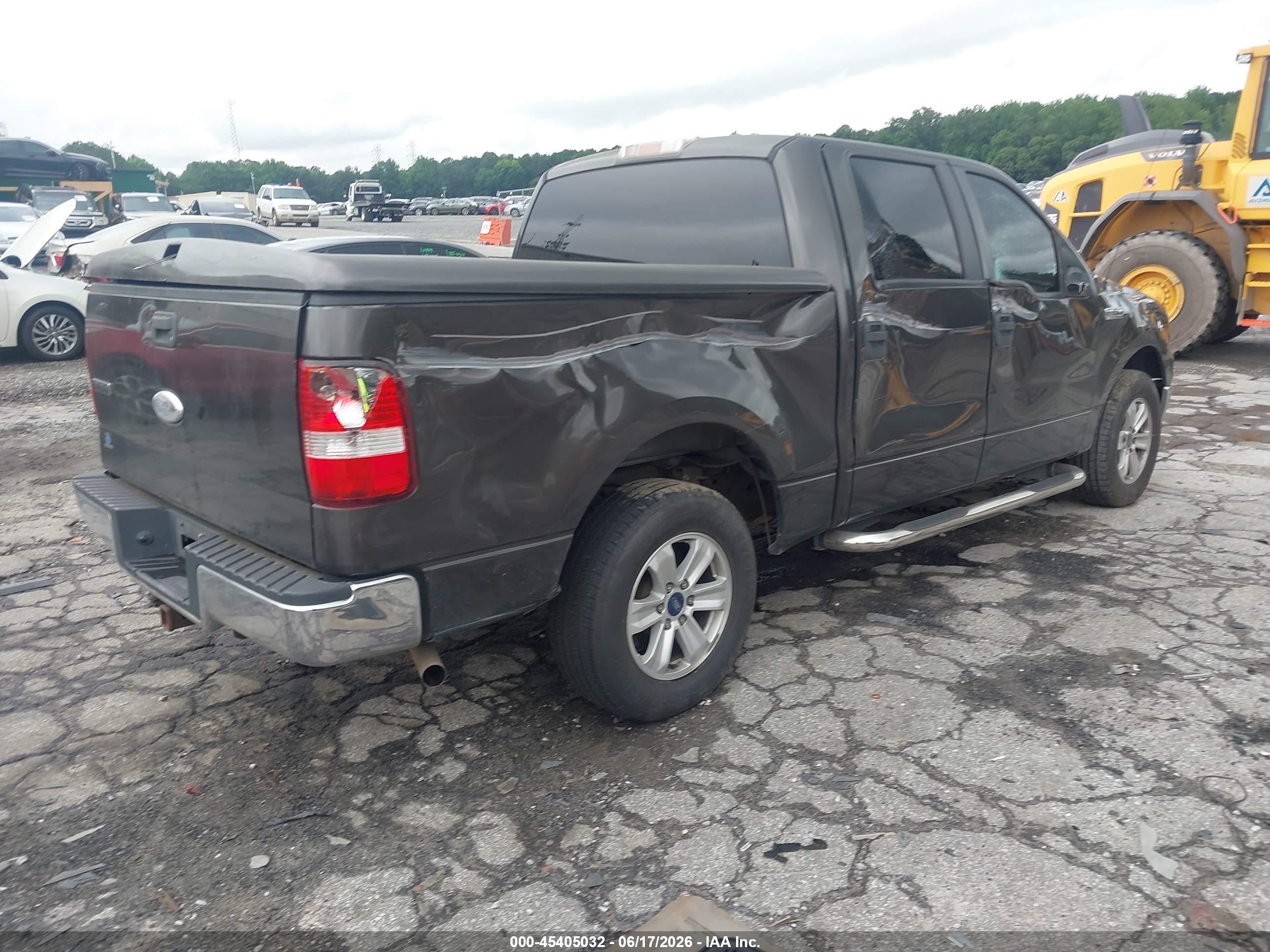 2007 Ford F-150 Lariat/xlt Gray vin: 1FTPW12V27KD14369