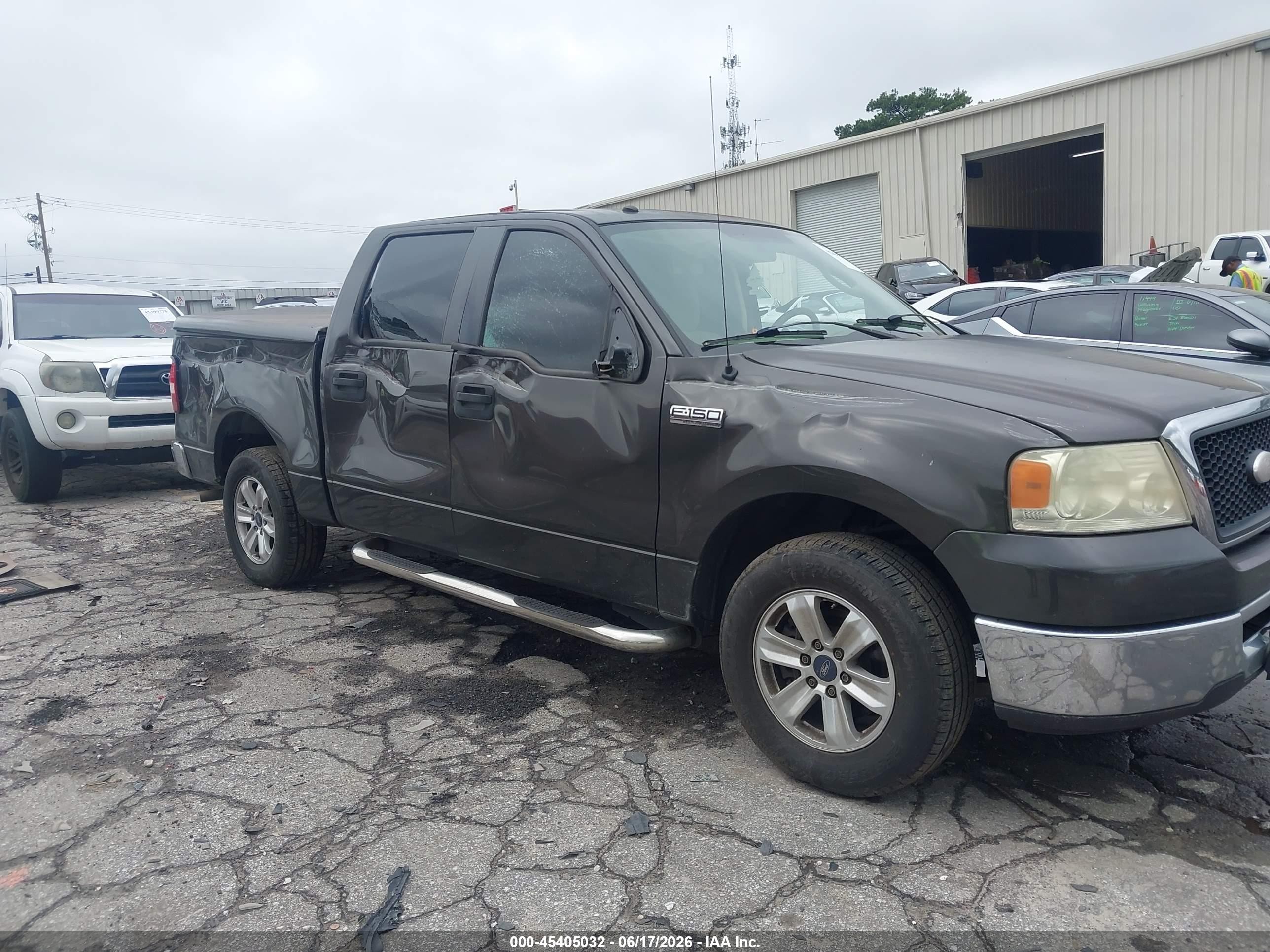2007 Ford F-150 Lariat/xlt Gray vin: 1FTPW12V27KD14369