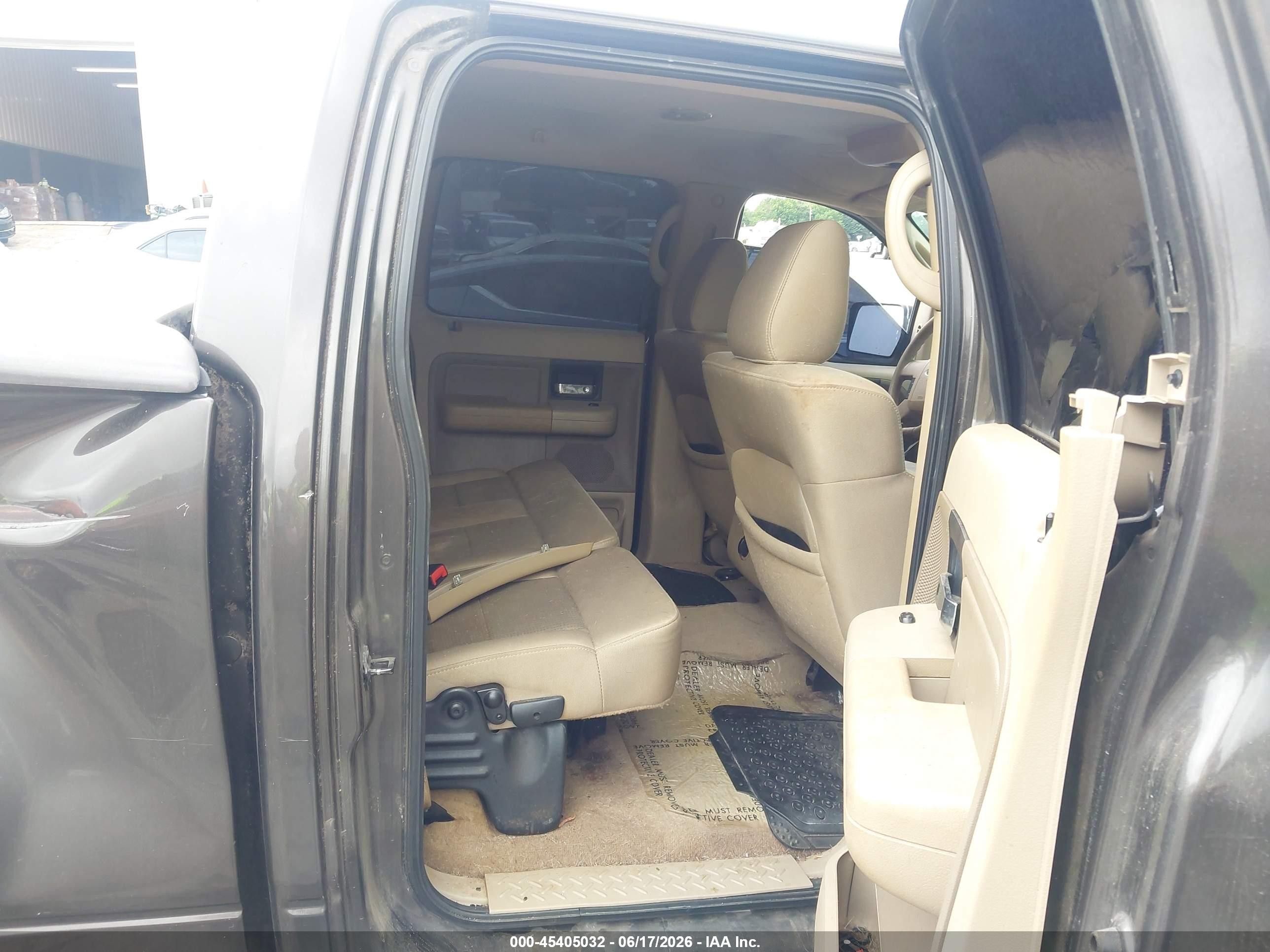 2007 Ford F-150 Lariat/xlt Gray vin: 1FTPW12V27KD14369