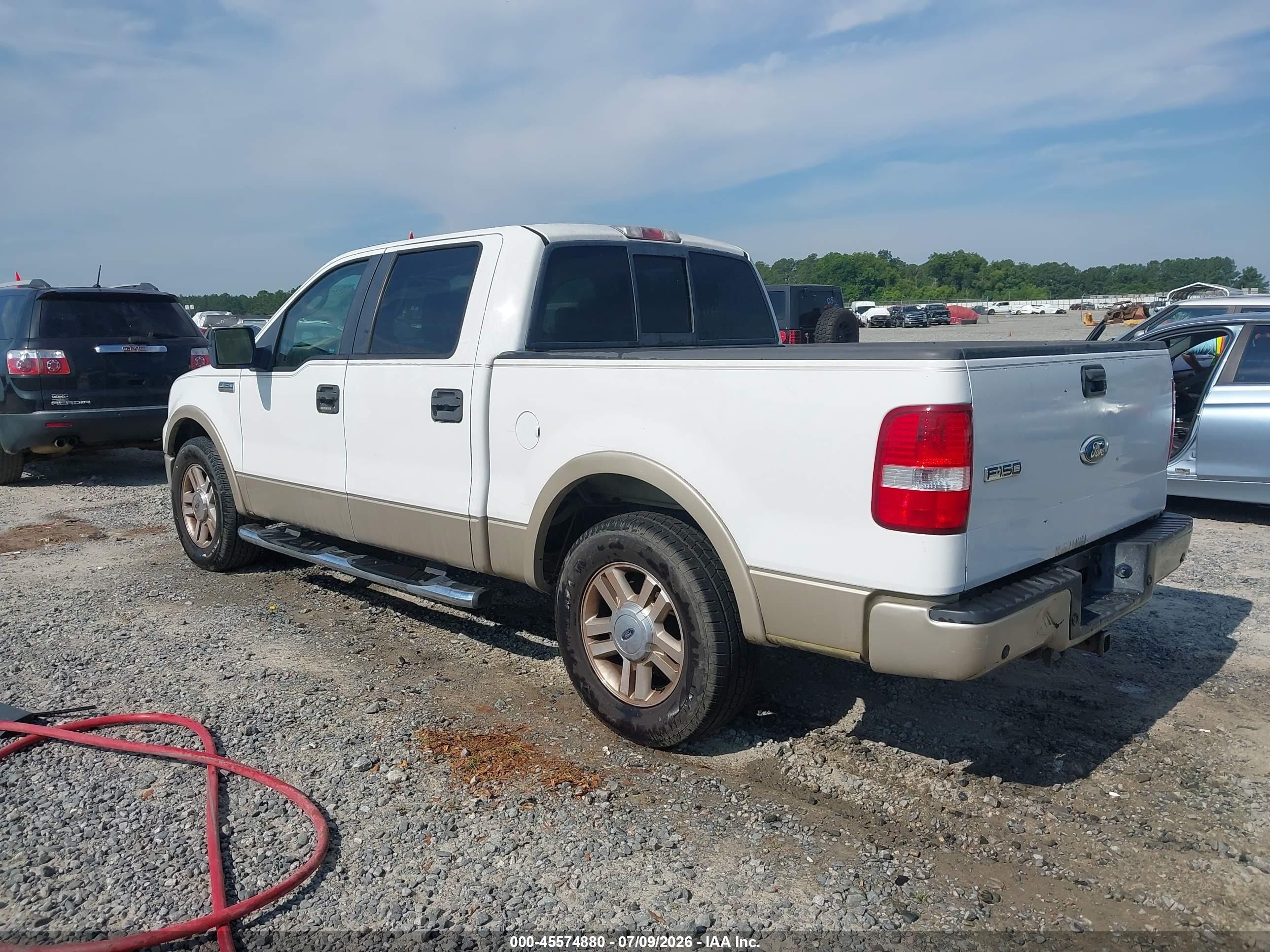 2008 Ford F-150 60th Anniversary/fx2/king Ranch/lariat/xlt White vin: 1FTPW12V28FA38043