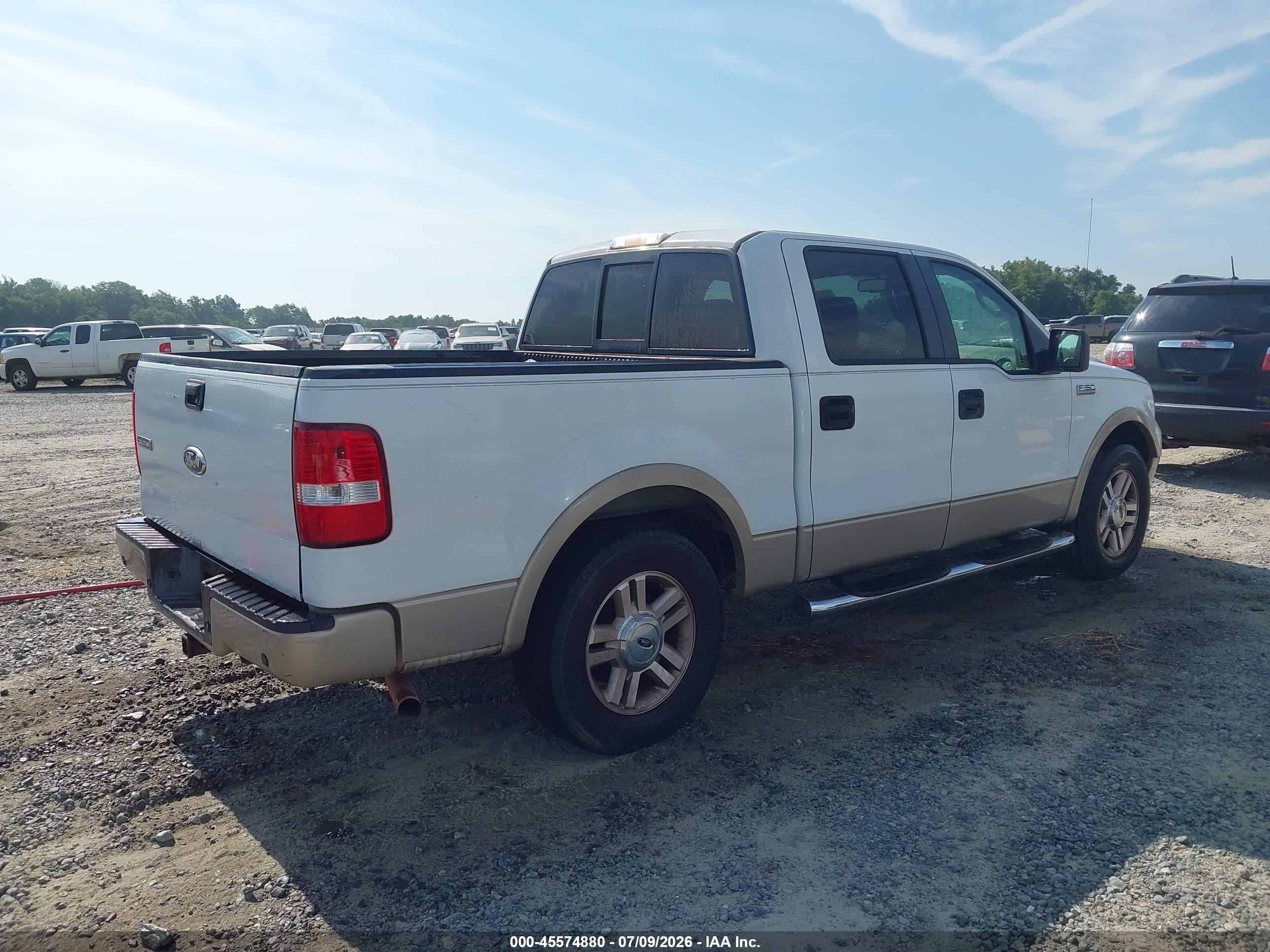 2008 Ford F-150 60th Anniversary/fx2/king Ranch/lariat/xlt White vin: 1FTPW12V28FA38043
