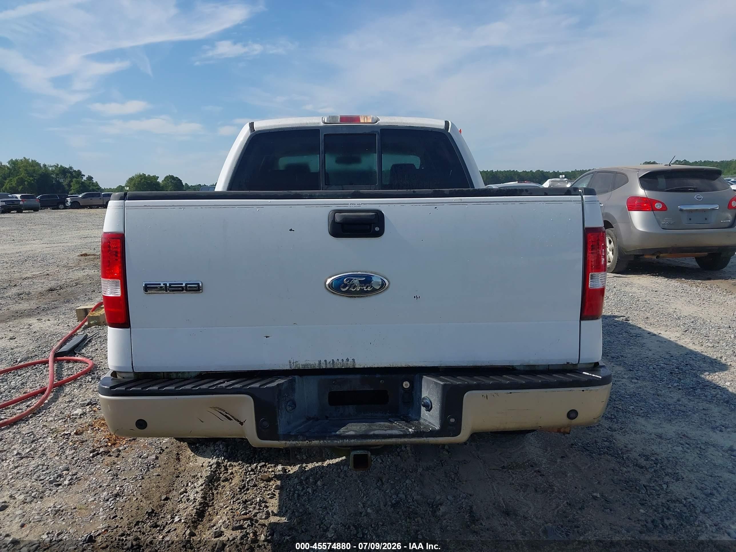 2008 Ford F-150 60th Anniversary/fx2/king Ranch/lariat/xlt White vin: 1FTPW12V28FA38043