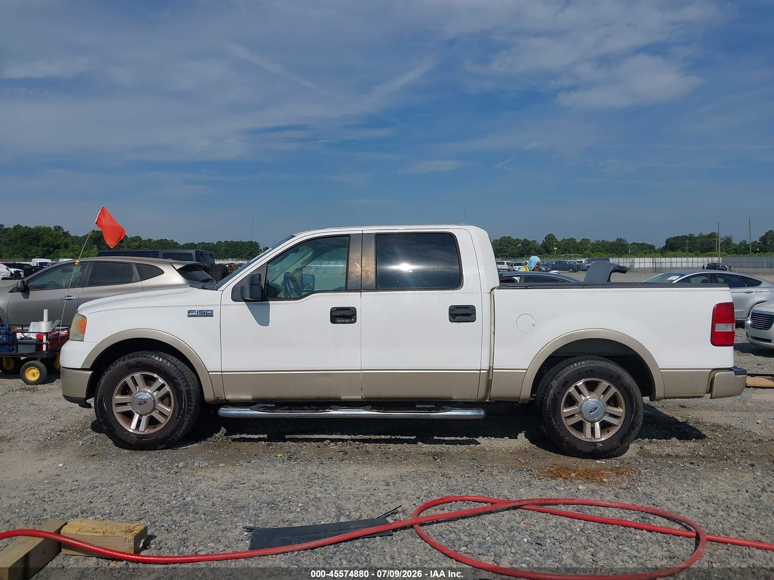 2008 Ford F-150 60th Anniversary/fx2/king Ranch/lariat/xlt White vin: 1FTPW12V28FA38043