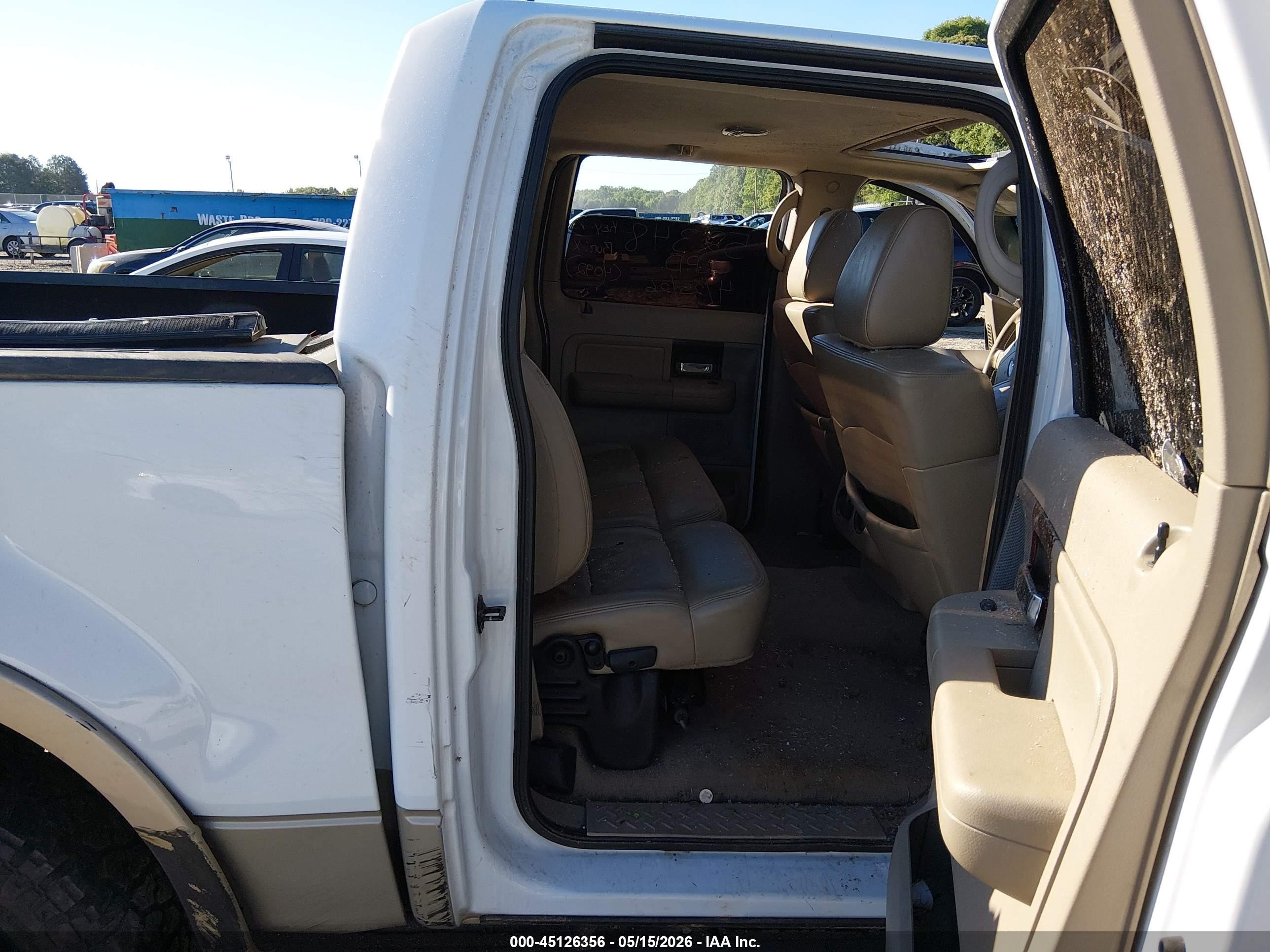 2008 Ford F-150 60th Anniversary/fx2/king Ranch/lariat/xlt White vin: 1FTPW12V28FB34092