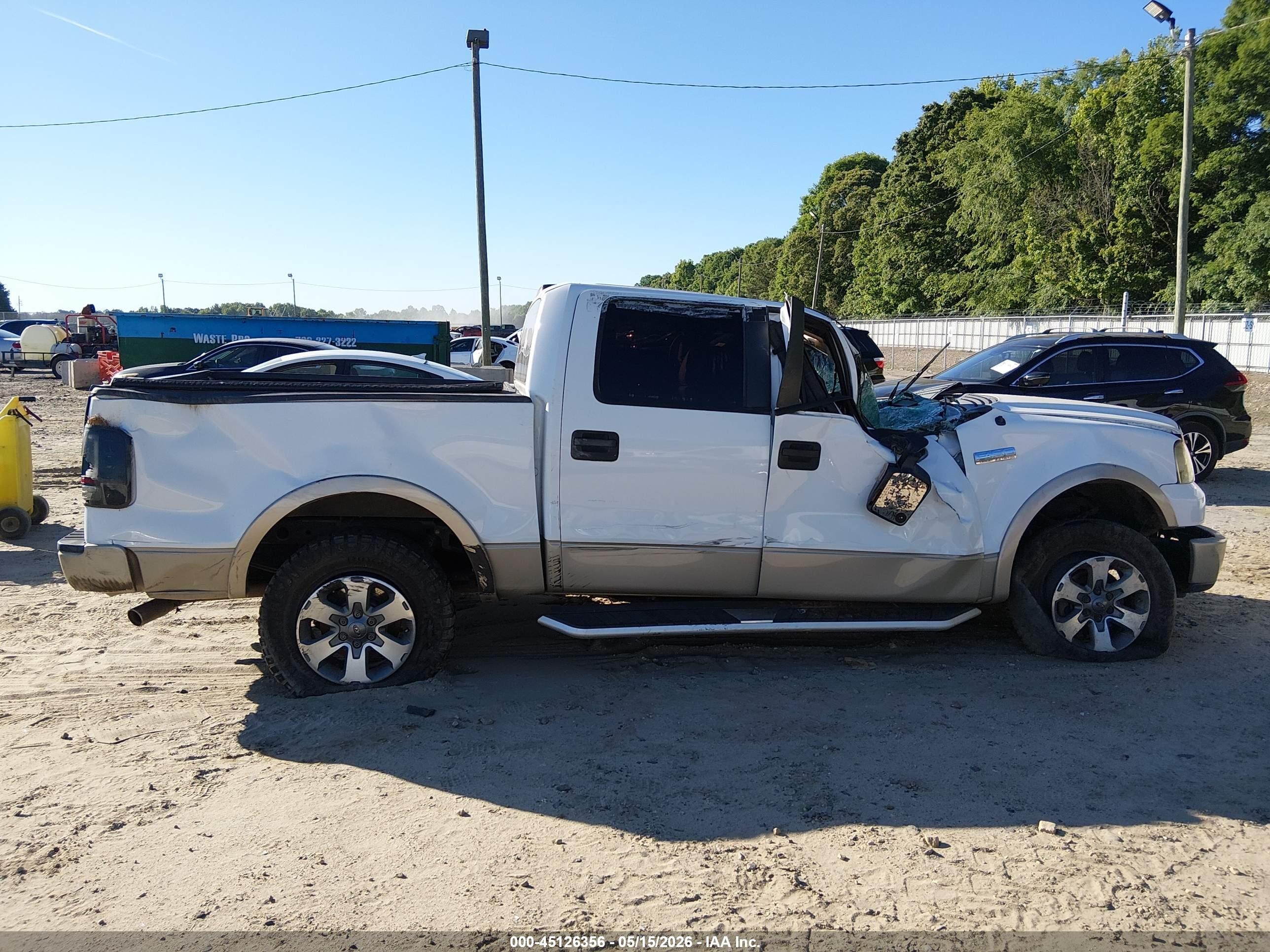 2008 Ford F-150 60th Anniversary/fx2/king Ranch/lariat/xlt White vin: 1FTPW12V28FB34092