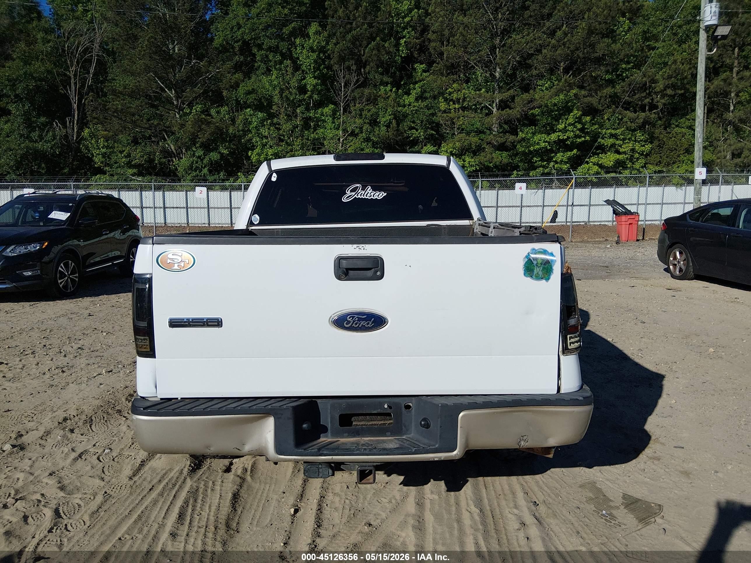 2008 Ford F-150 60th Anniversary/fx2/king Ranch/lariat/xlt White vin: 1FTPW12V28FB34092