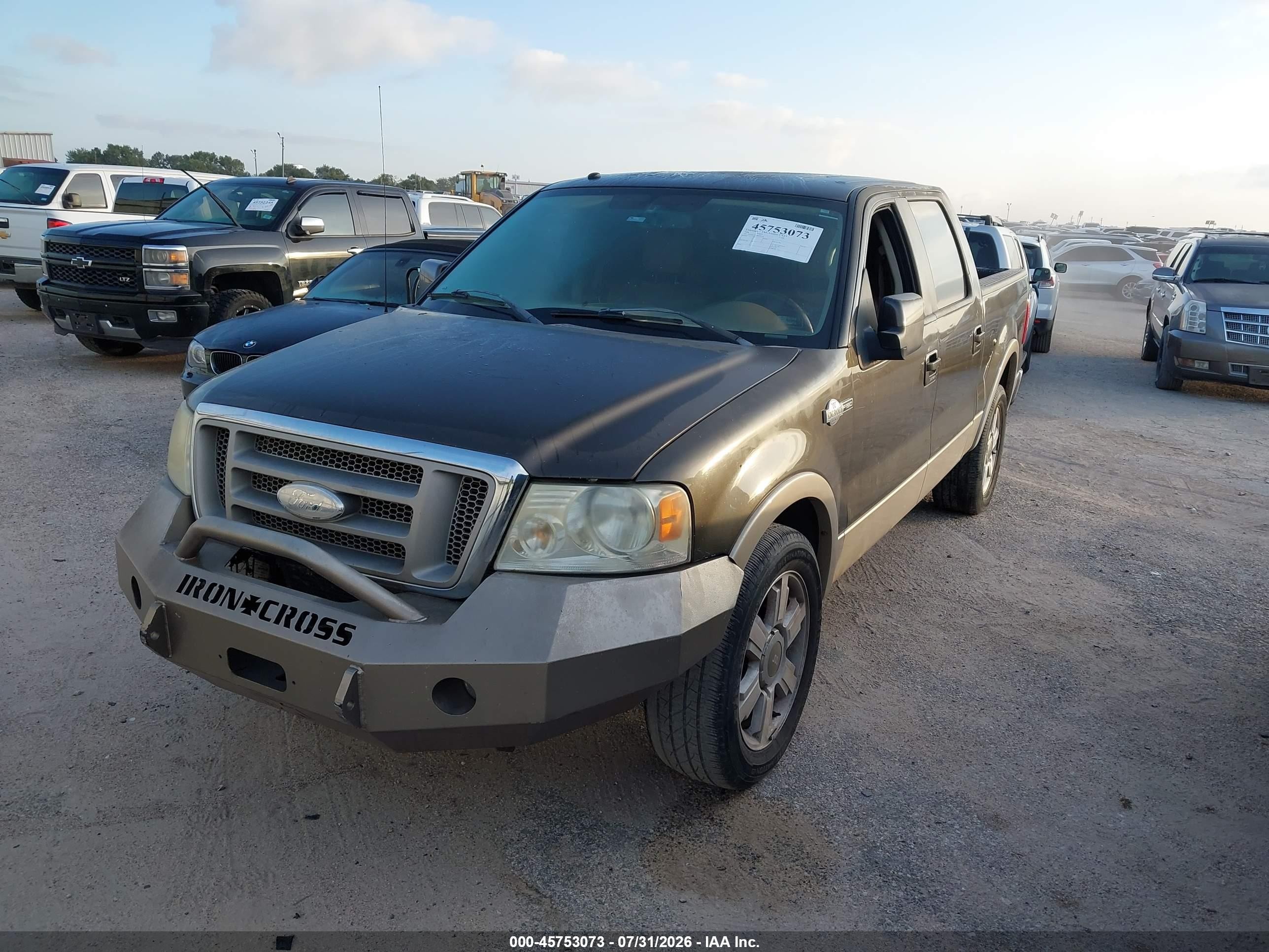 2008 Ford F-150 60th Anniversary/fx2/king Ranch/lariat/xlt Brown vin: 1FTPW12V28KB81338