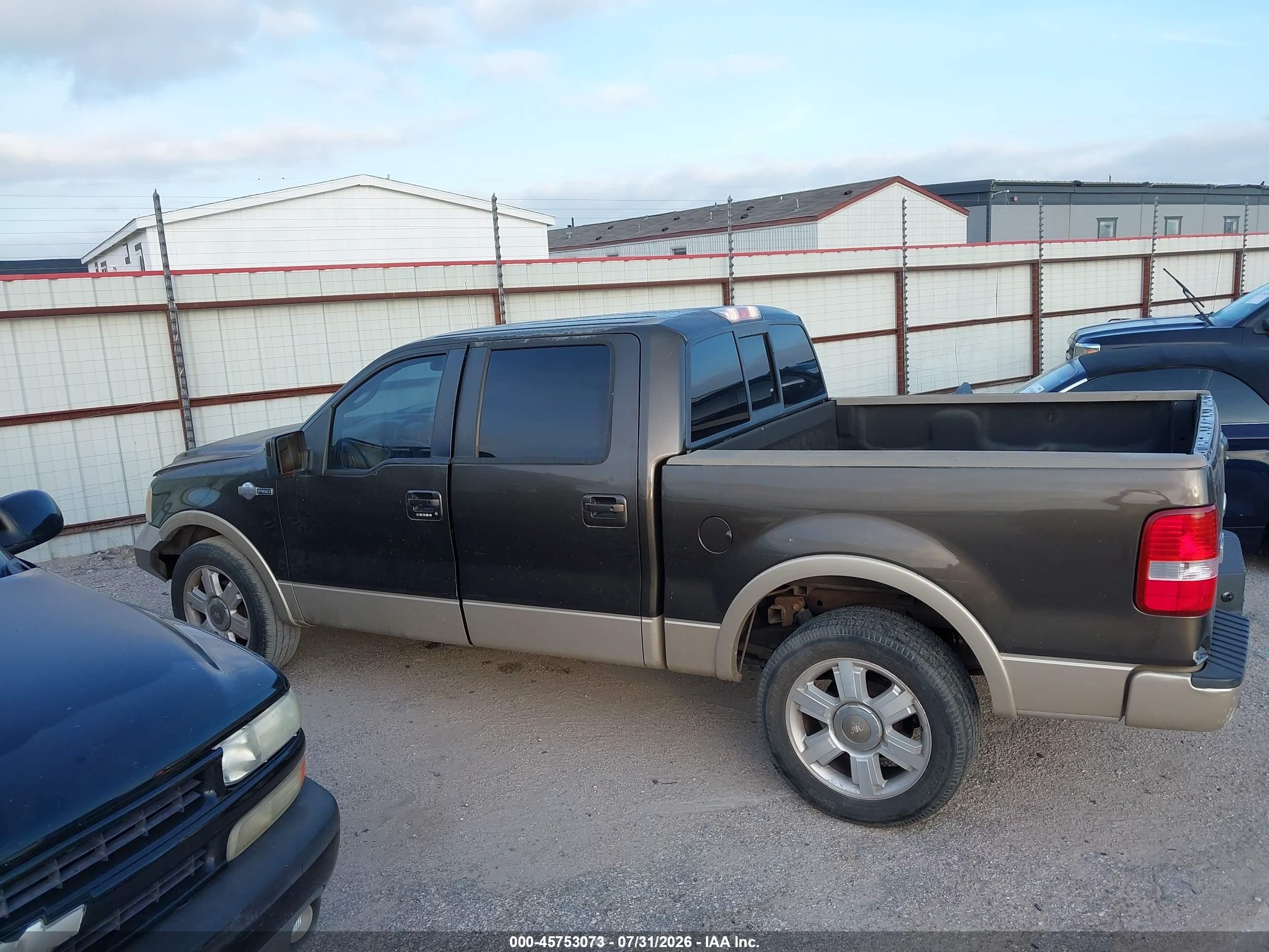 2008 Ford F-150 60th Anniversary/fx2/king Ranch/lariat/xlt Brown vin: 1FTPW12V28KB81338