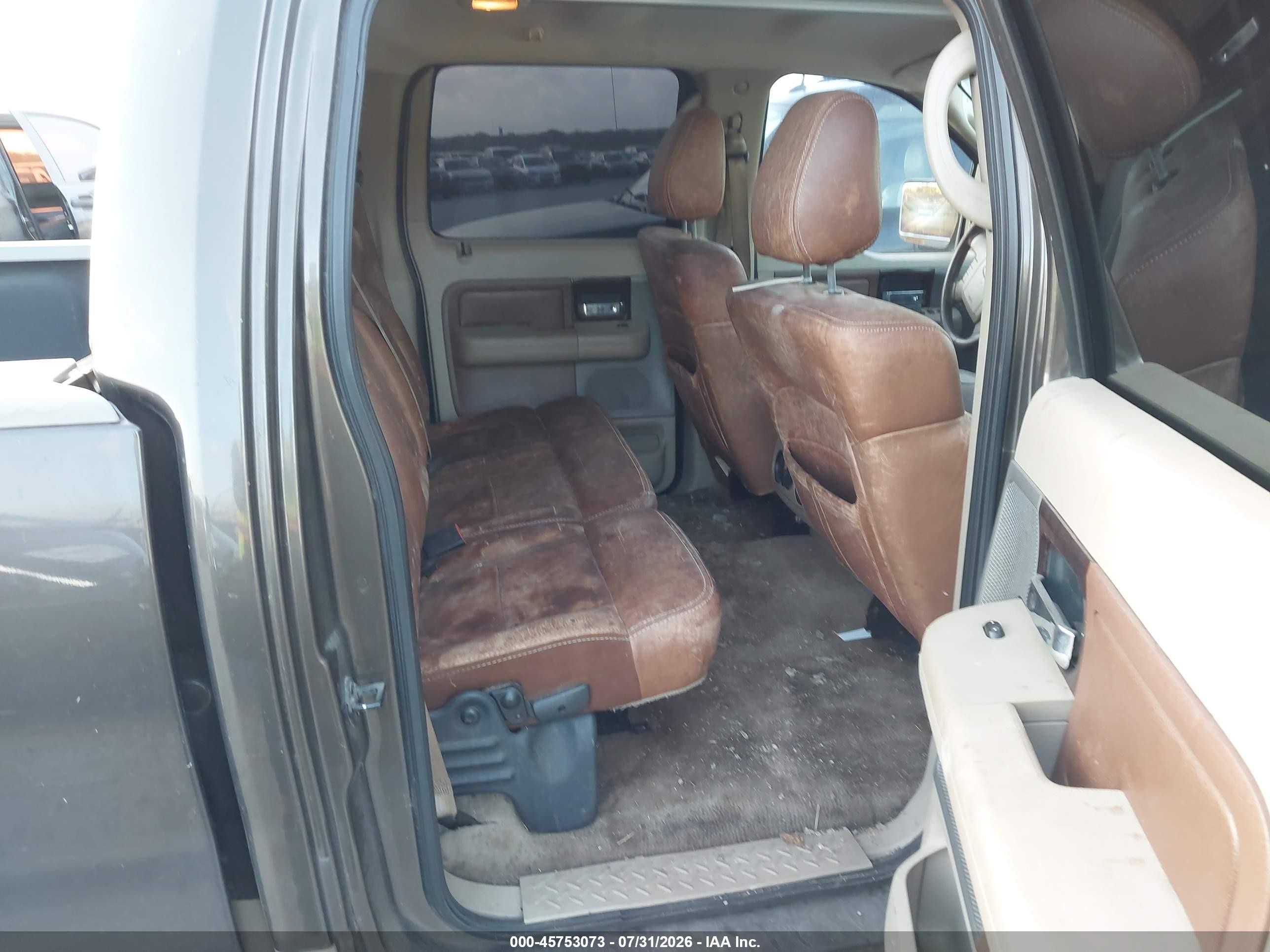 2008 Ford F-150 60th Anniversary/fx2/king Ranch/lariat/xlt Brown vin: 1FTPW12V28KB81338