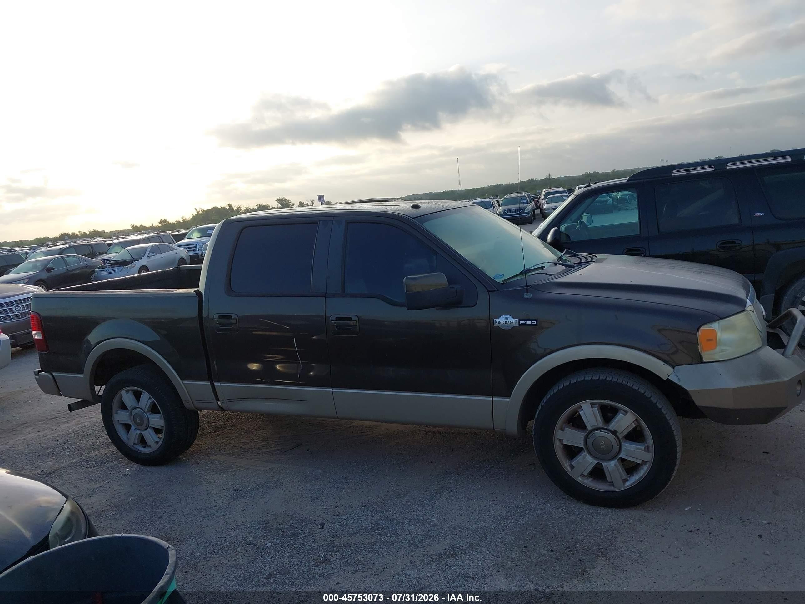 2008 Ford F-150 60th Anniversary/fx2/king Ranch/lariat/xlt Brown vin: 1FTPW12V28KB81338