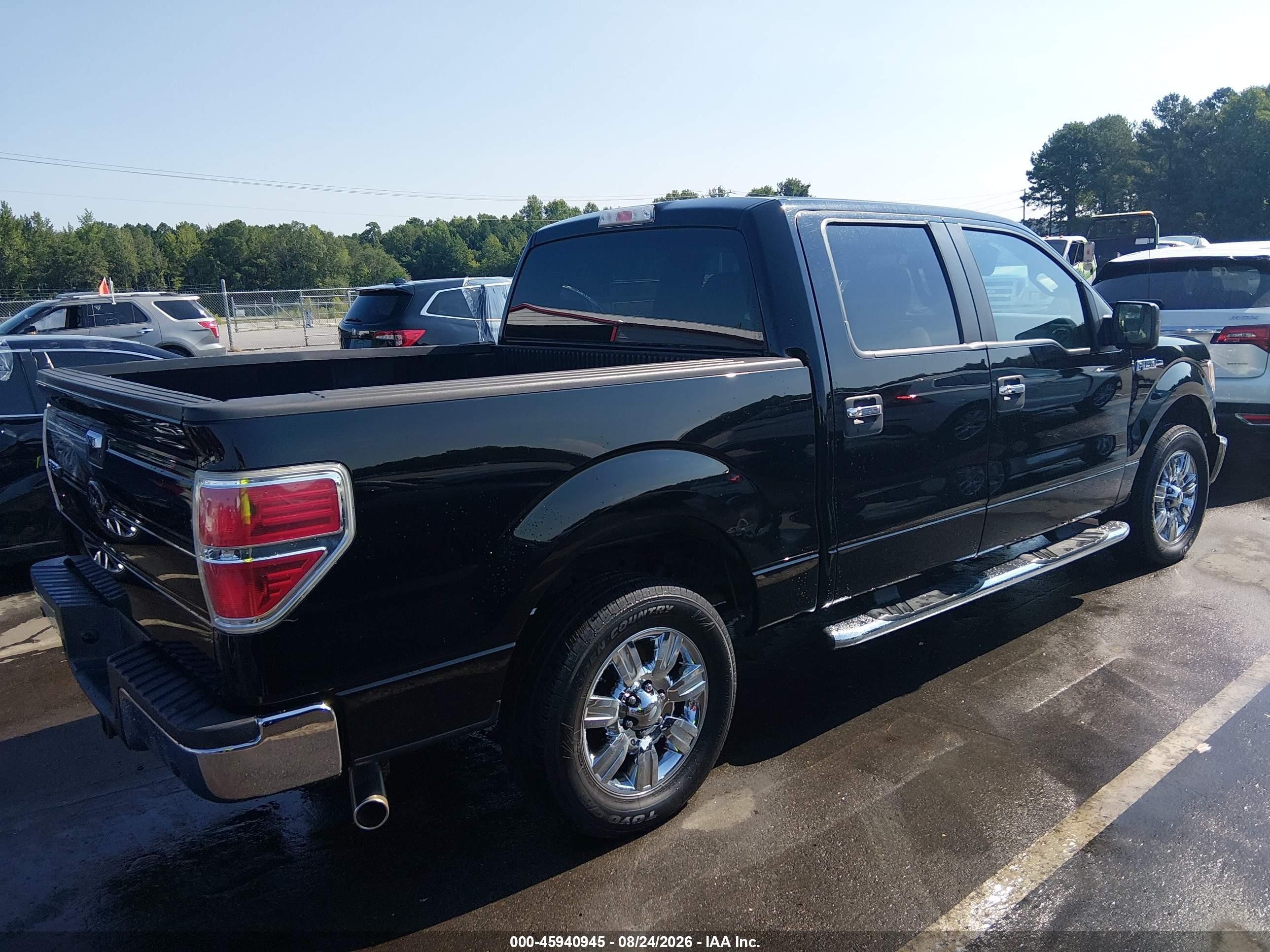 2009 Ford F-150 King Ranch/lariat/platinum/xl/xlt Black vin: 1FTPW12V29FA24595
