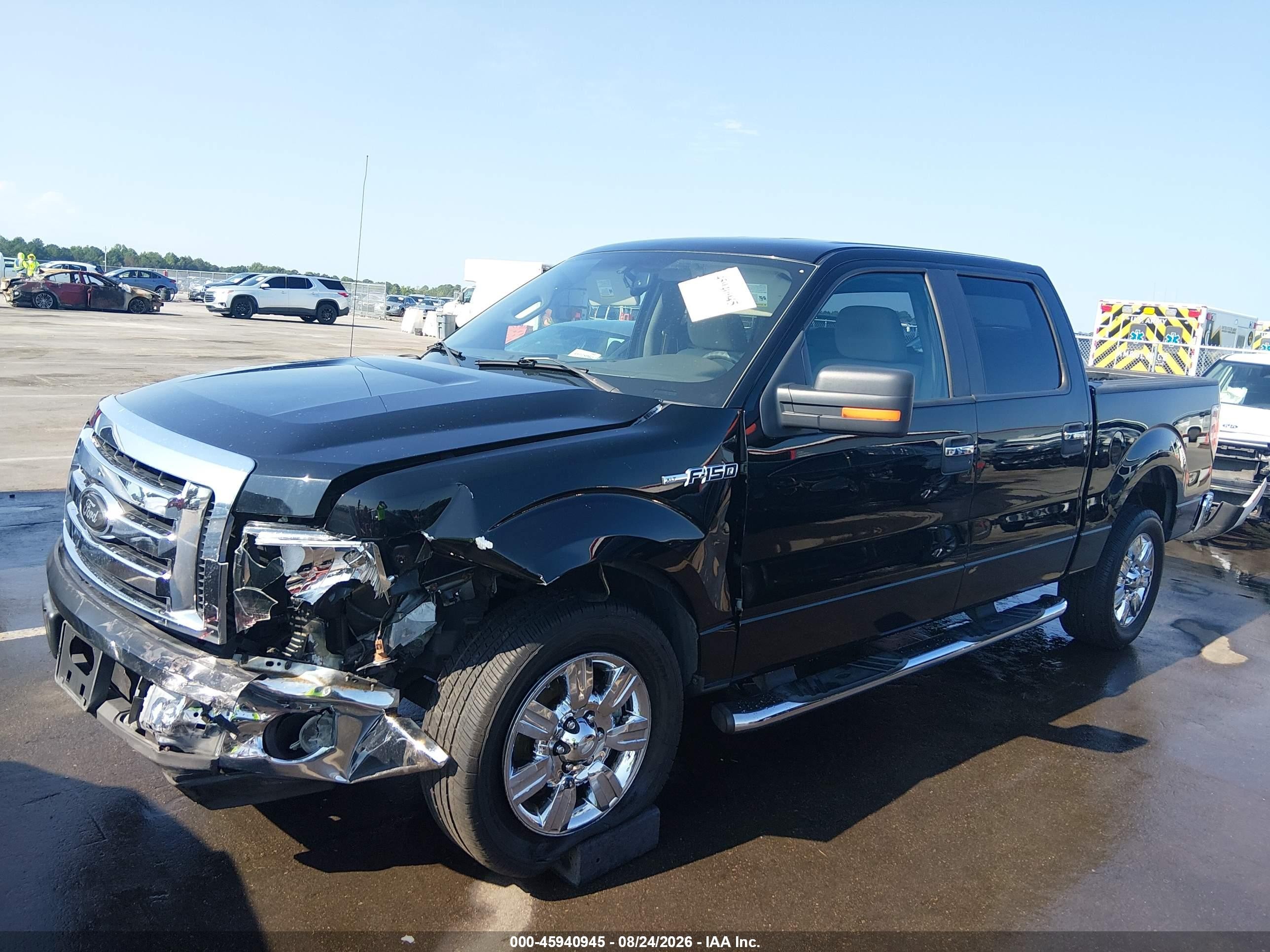 2009 Ford F-150 King Ranch/lariat/platinum/xl/xlt Black vin: 1FTPW12V29FA24595